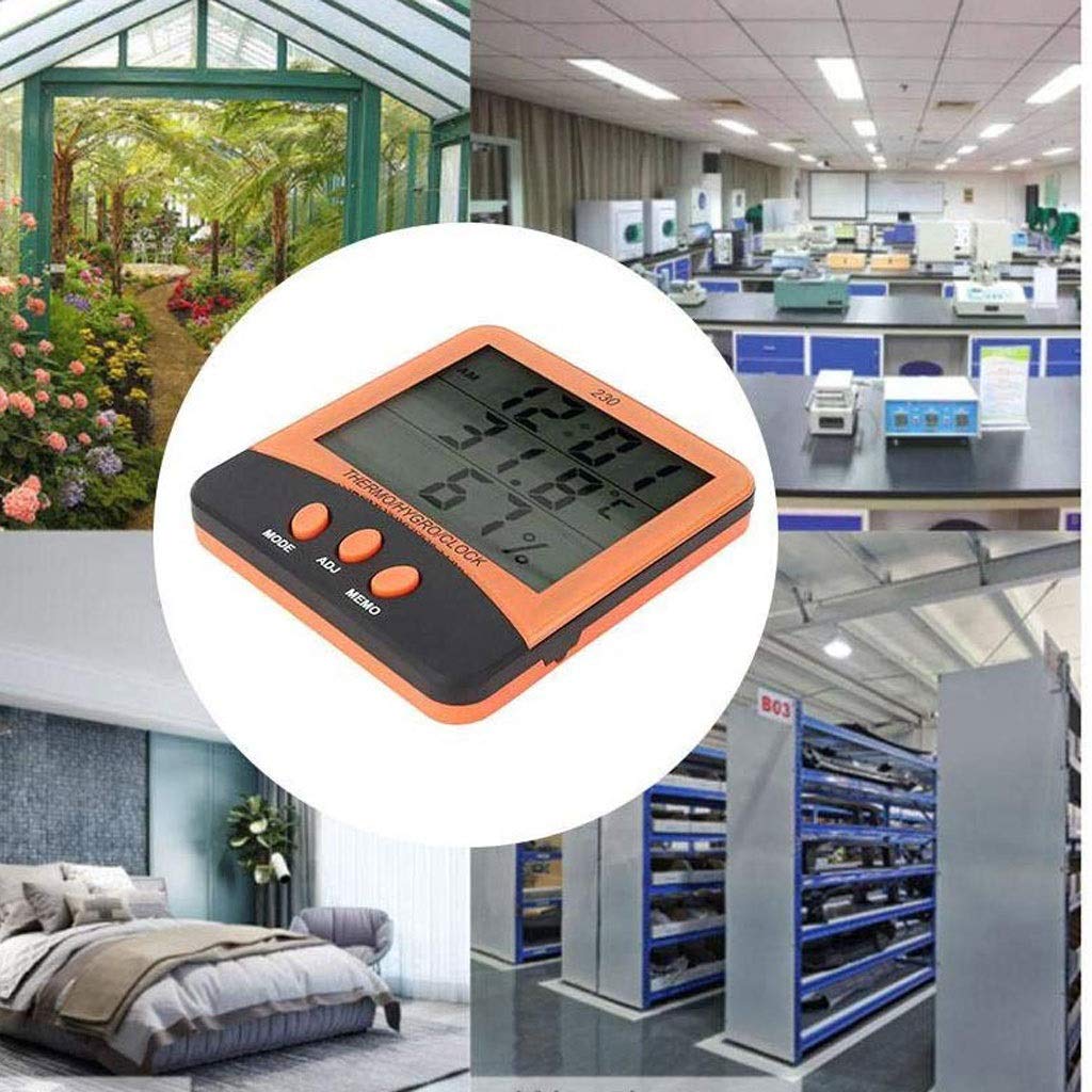 PNAWLLCF-65 cyfrowy higrometr wewnętrzny zewnętrzny termometr miernik temperatury i wilgotności z podświetleniem wyświetlacz LCD miernik wilgotności