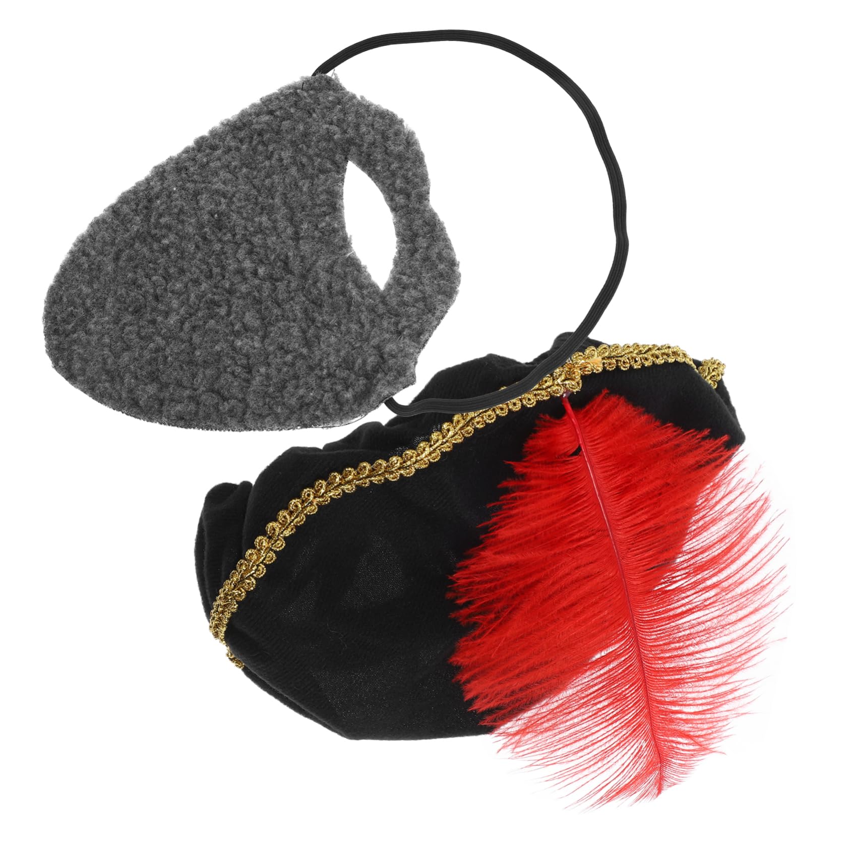 Ciieeo Men's Vintage Renaissance Hat Medieval Headgear Set Perfect for Halloween Costumes