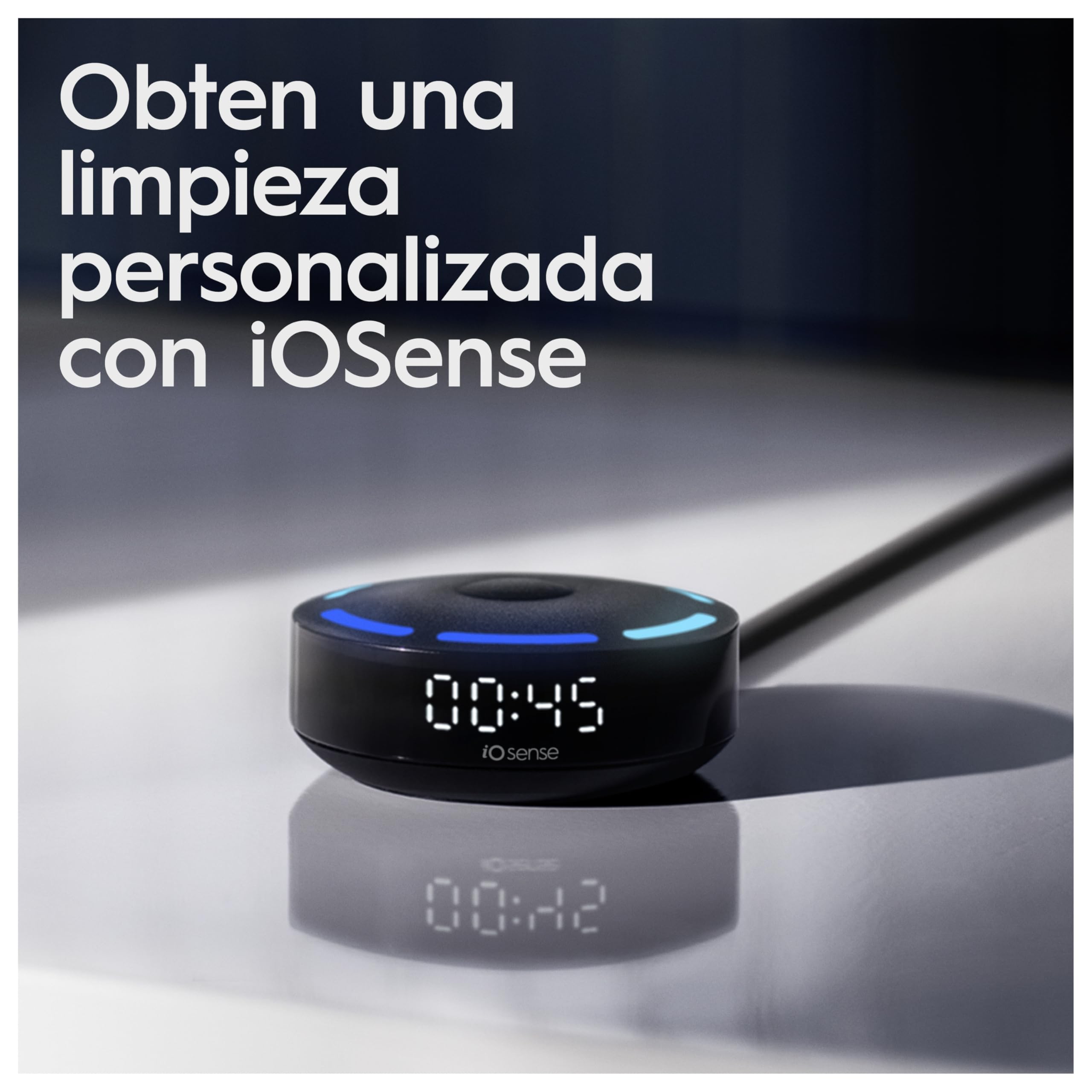 Oral-B iO 10 Cepillo de Dientes Eléctrico con 7 Cabezales, Negro | Cepillo Dental con Estuche Cargador de Viaje, 7 Modos de Cepillado con Blanqueamiento Dental, Recambios Ultimate Clean