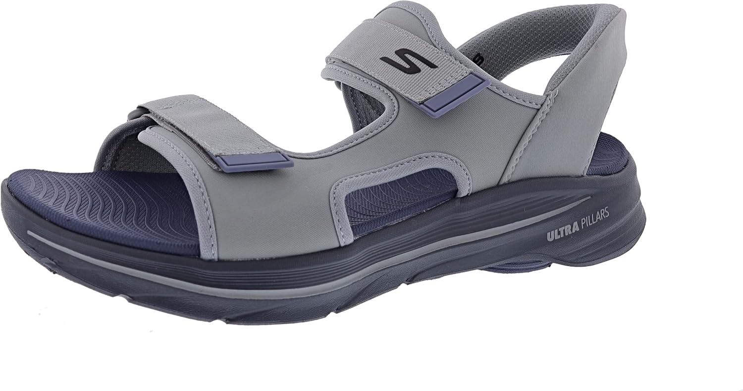 Skechers mens Go Walk 8 Quarter Strap Hands Free Slip-ins