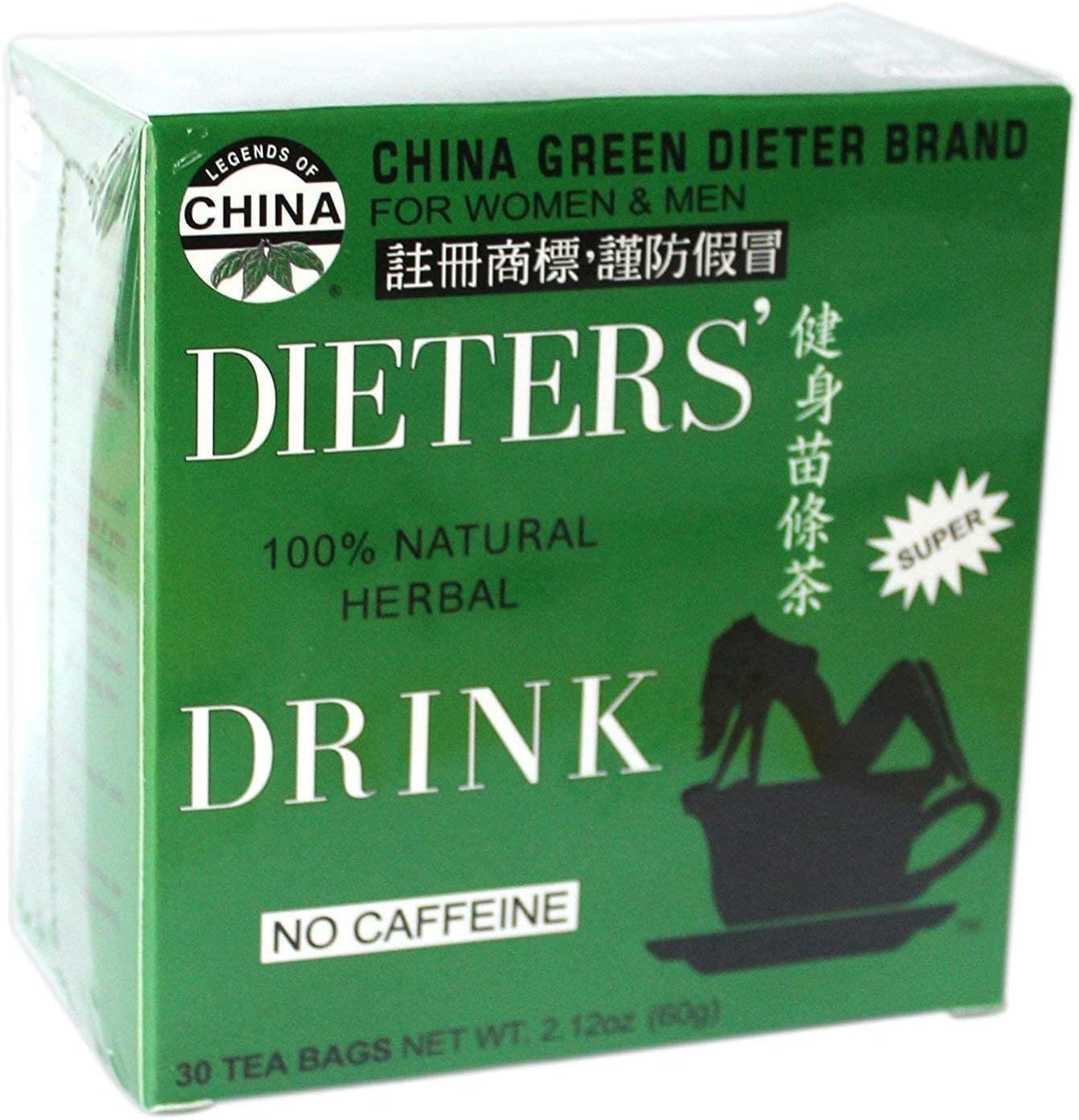 Uncle Lee's Dieters Tea Weight Loss Tea for Men and Women 30 Tea Bags