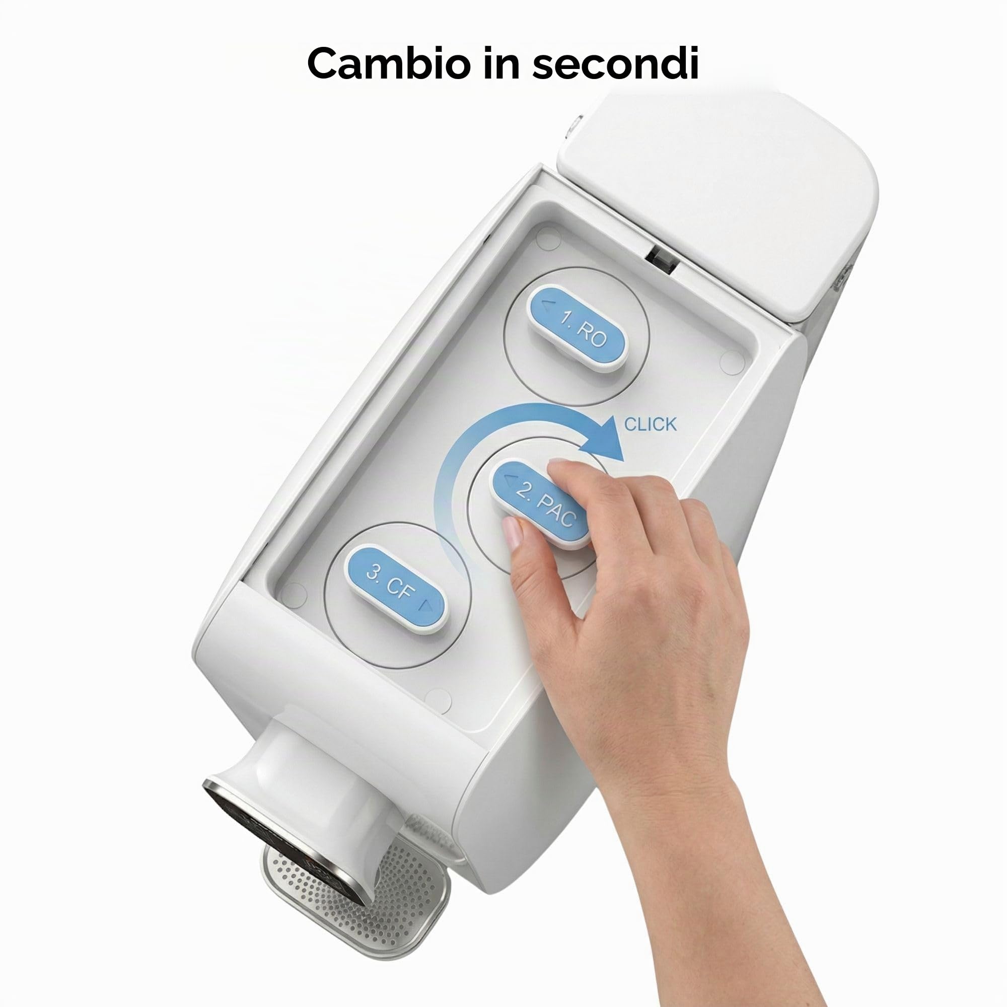 Set di Filtri Dell'acqua di Ricambio Neues Wasser Group - Sistema Mobile ad Osmosi Inversa Senza Collegamento Idrico Fisso, Sedimenti Pac e Set di Filtri al Carbone Cf Con Membrana