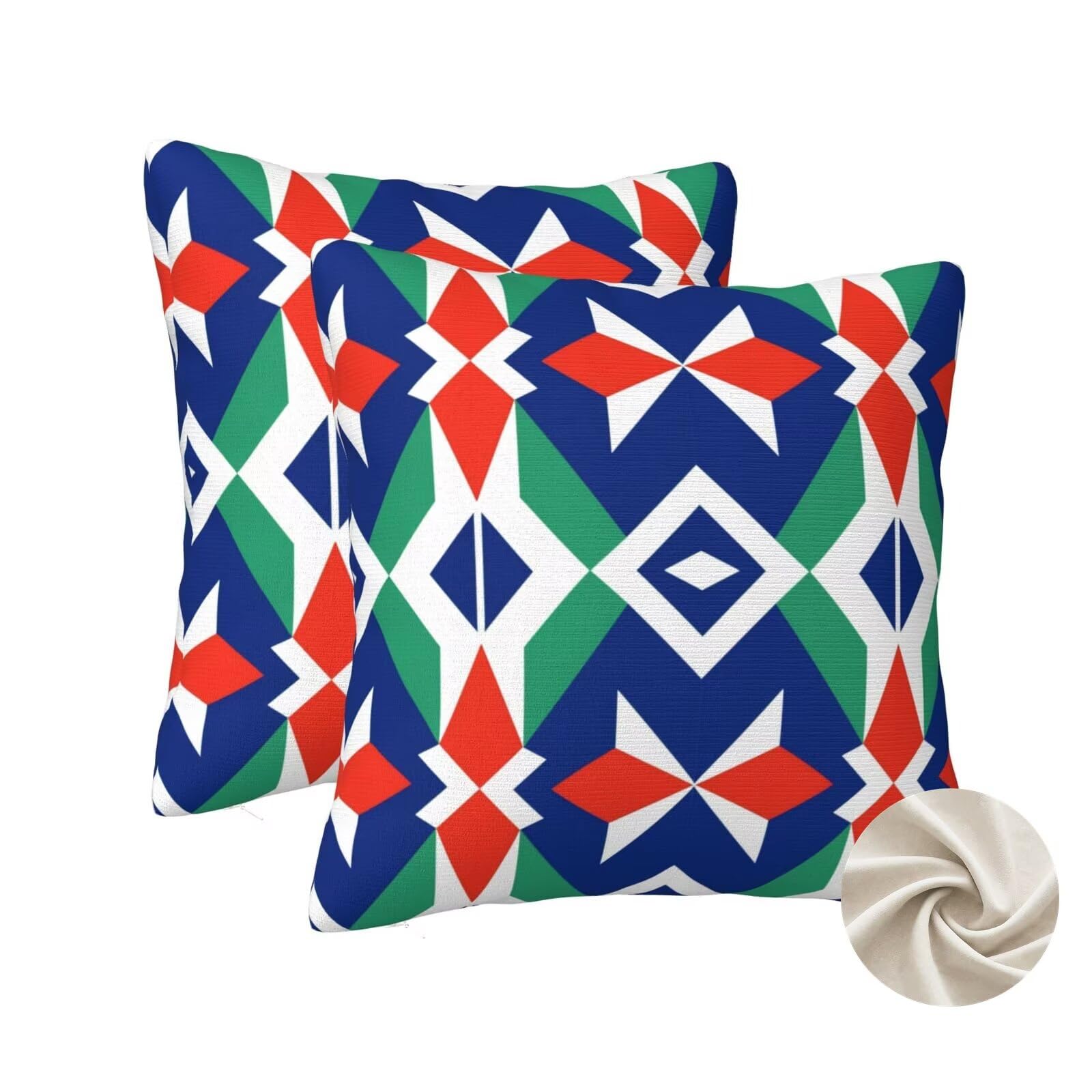 Coussin decoratif housses 60x60 cm style scandinave avec finitions haut de gamme pour lit