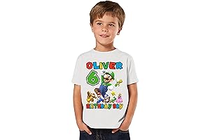 Enthralling Personalized Luigi Costume: Celebrate the Mario Brotherhood with Custom Birthday Shirts