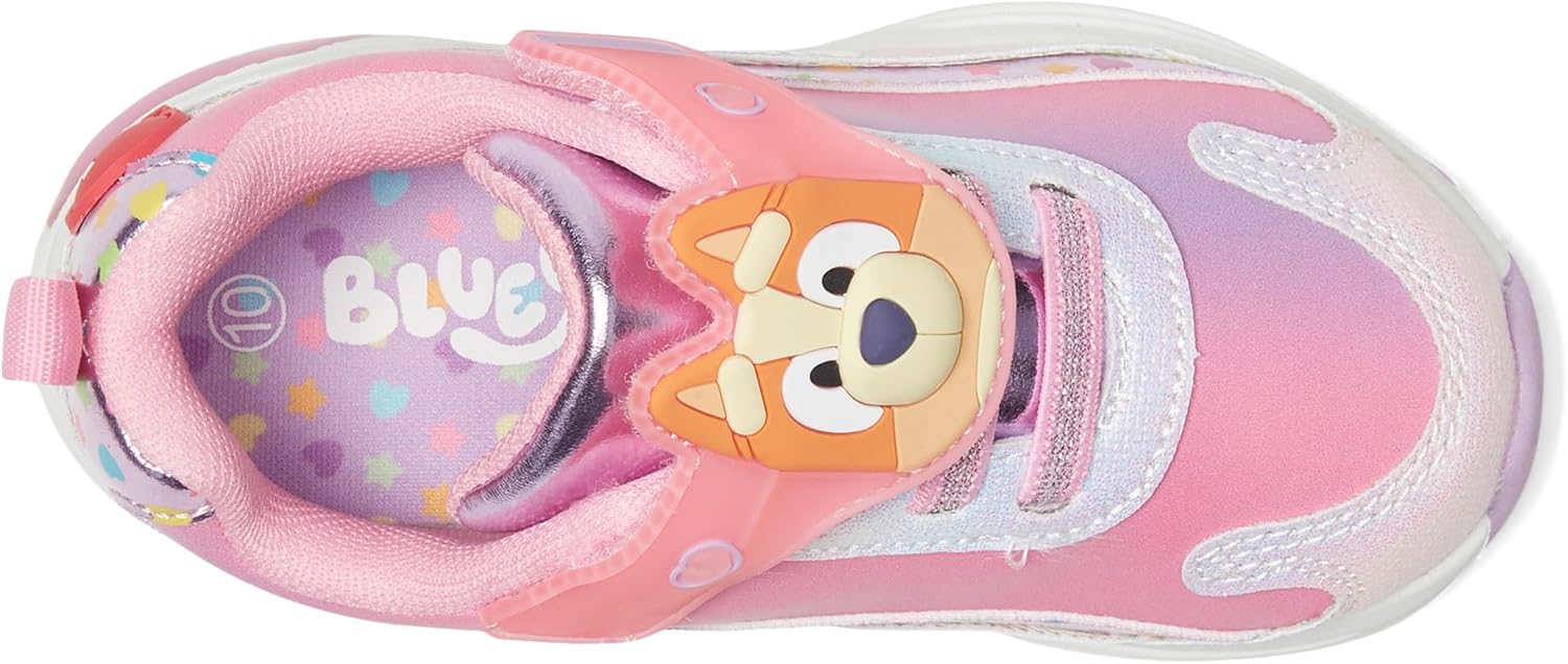 Ground Up Girl's Bluey and Bingo Lighted Athletic (Toddler) Sneaker - Image 2