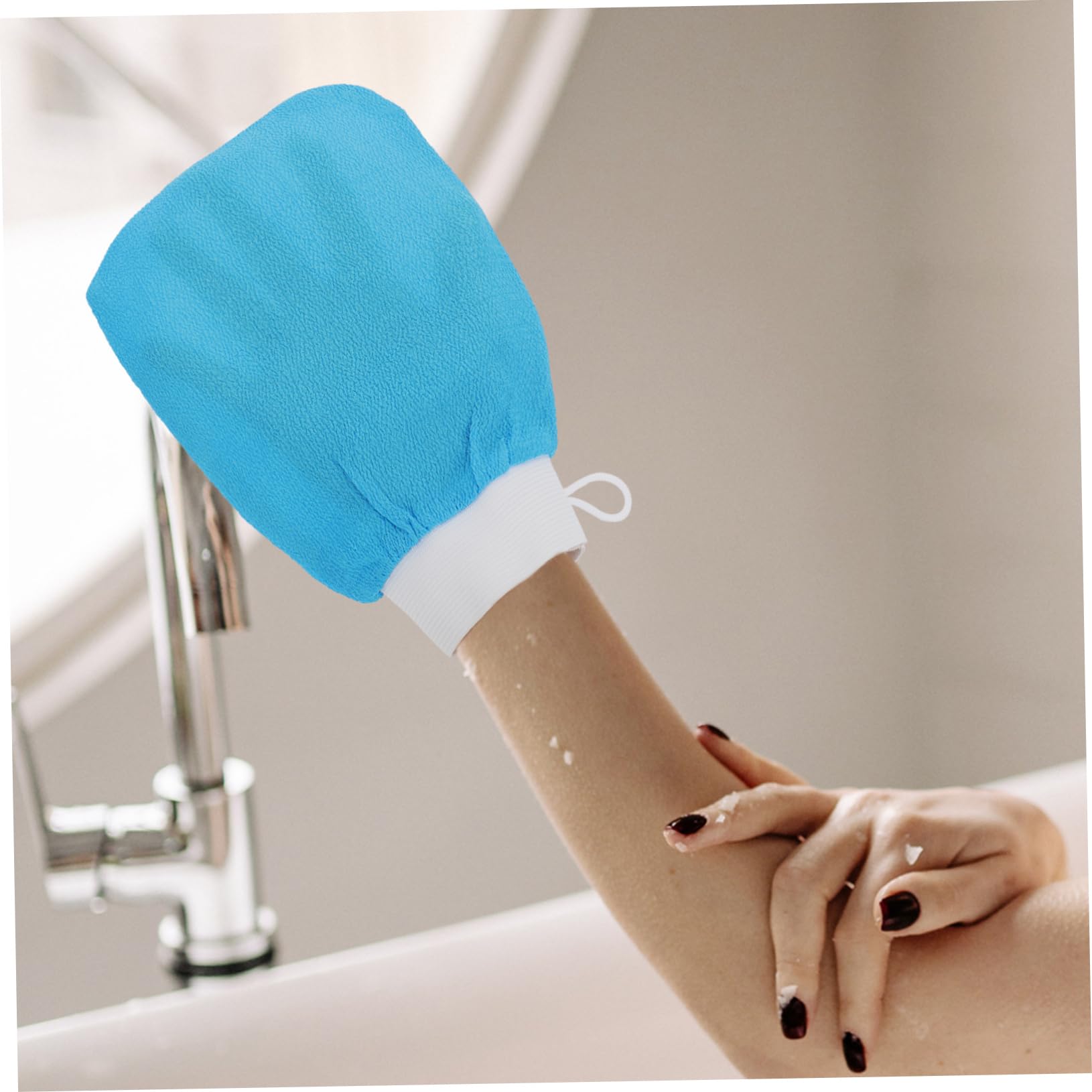 minkissy 10piezas Guantes Exfoliantes De Para Cuerpo Mitones De Baño De Limpieza De Piel Exfoliación y Masaje Color Aleatorio Para Baños Relajantes