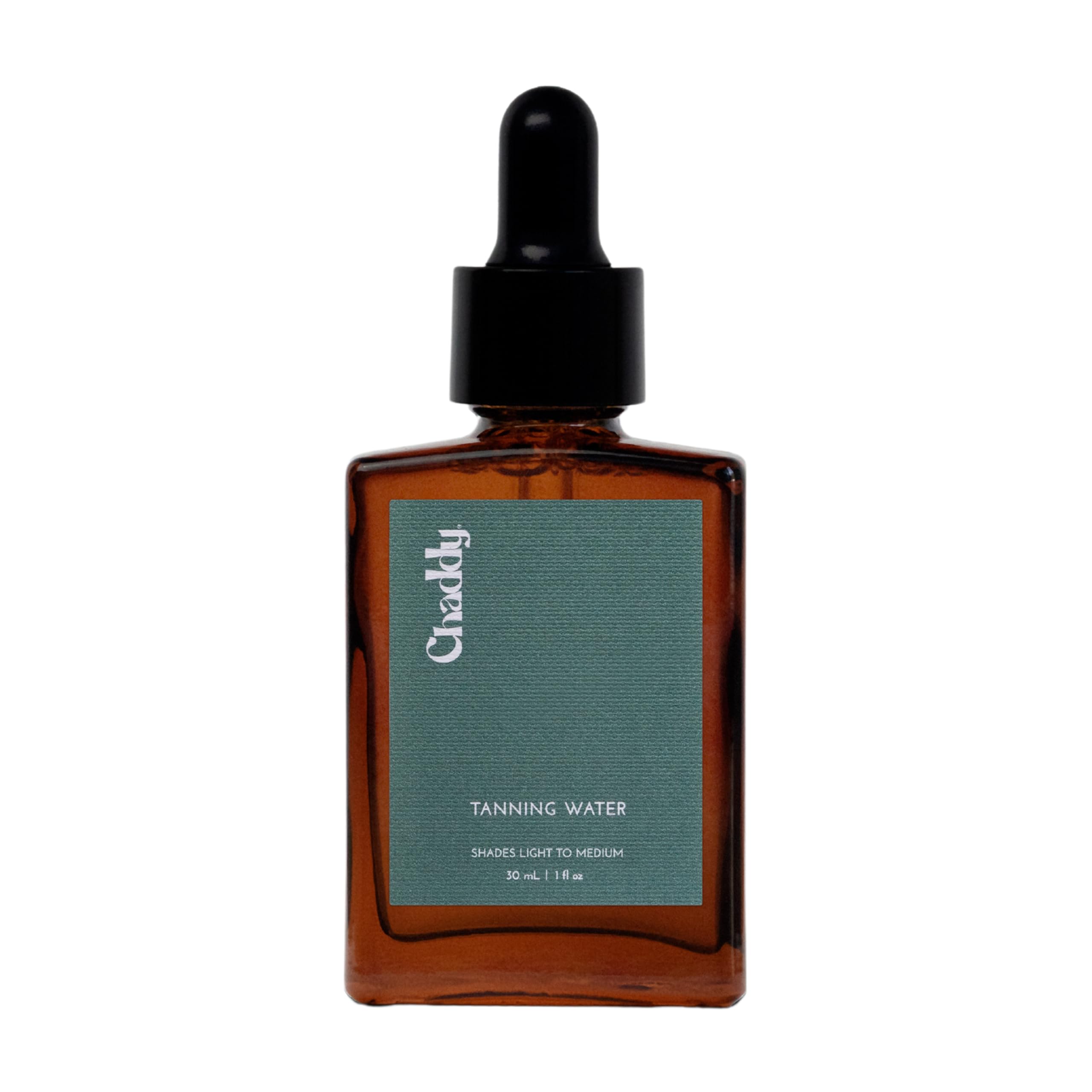 Chaddy Tanning Water - Natural Self Tanner for Face | Fast-Drying, Long-Lasting, Hydrating, Vegan, Cruelty-Free, & Safe for Sensitive Skin - (Shades Light to Medium, 30ml)
