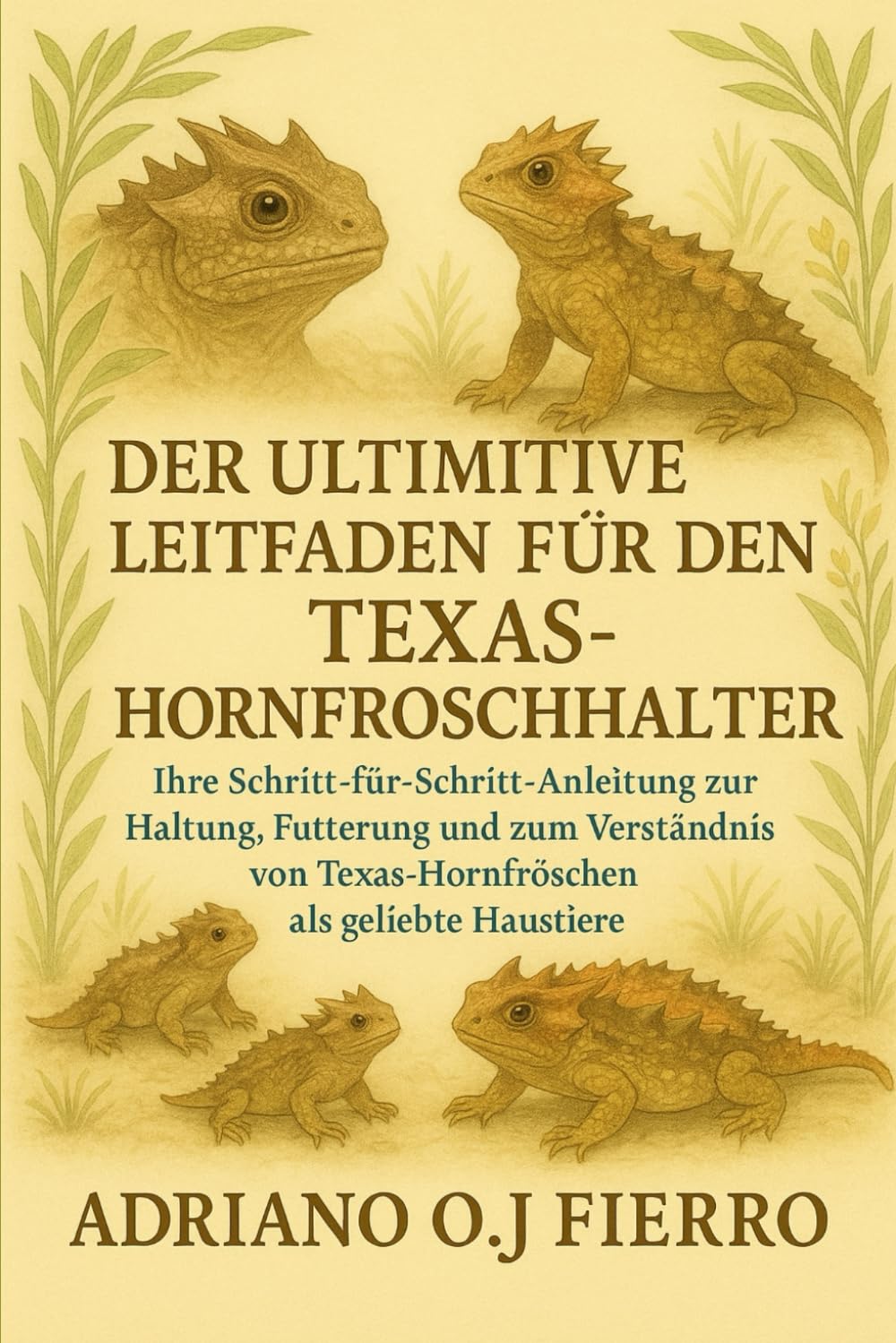DER ULTIMATIVE LEITFADEN FÜR DEN TEXAS-HORNFROSCHHALTER: Ihre Schritt-für-Schritt-Anleitung zur Haltung, Fütterung und zum Verständnis von Texas-Hornfröschen als geliebte Haustiere