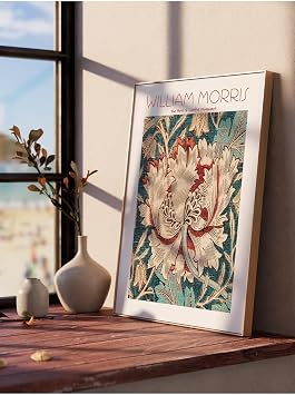 Postifull William Morris Poster, Sanat Serisi, Çerçevesiz Poster, William Morris Tasarımları, Modern Sanat;50 X 70 Renkli - Iı