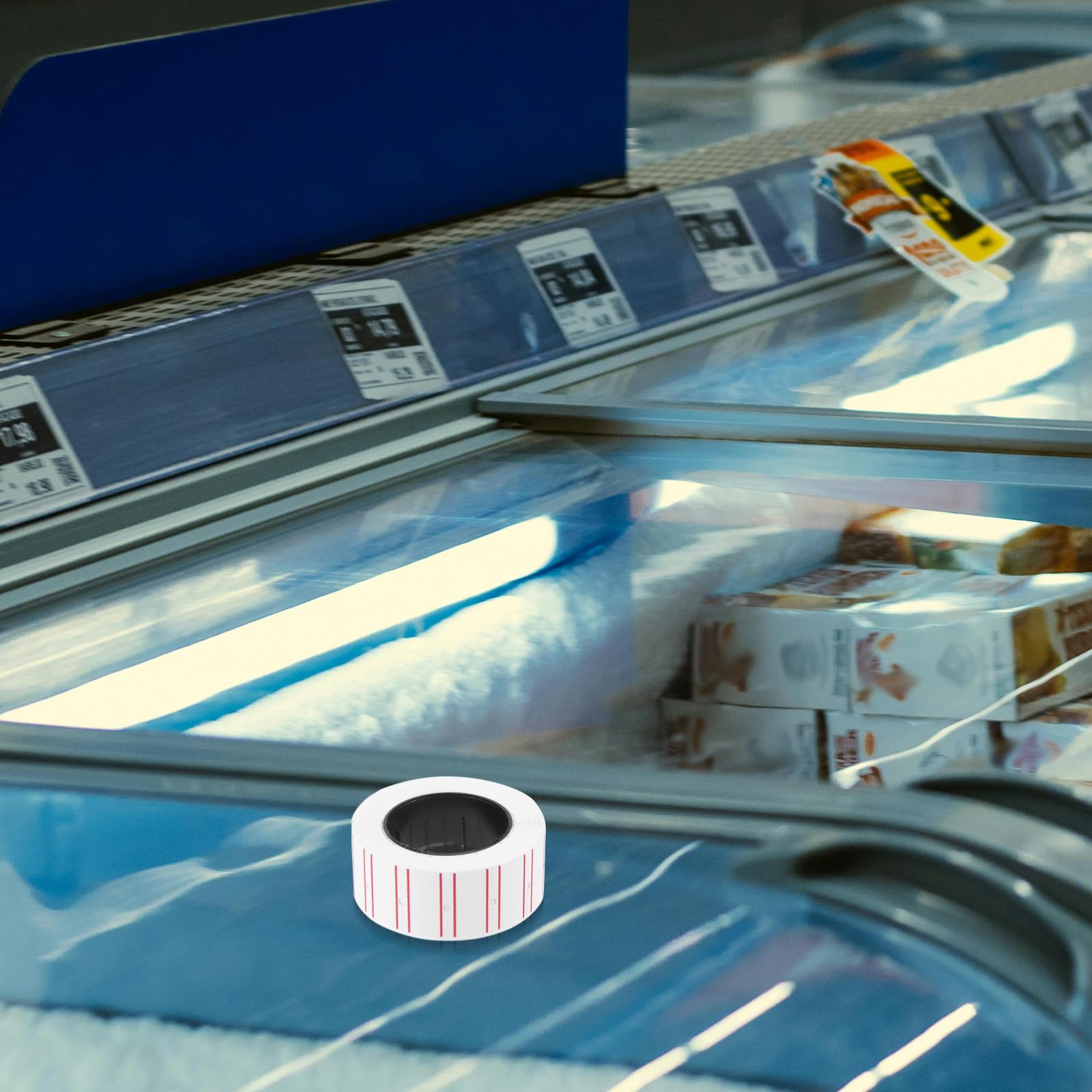 Etichette Prezzo Autoadesive 30 Pezzi Carta Bianca | Price Labeller, Uso in Fruit Store e Food Store, Cartellini dei Prezzi per Etichette Termiche Label