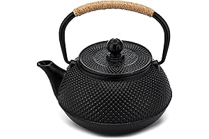 Japanese Tetsubin Cast Iron Tea Kettle with Stainless Steel Infuser