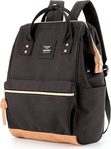Miniatura 2 de Mochila para laptop para mujeres y hombres, puerto de carga USB, bolsa de negocios grande resistente al agua, bolsa para laptop universitaria, negro