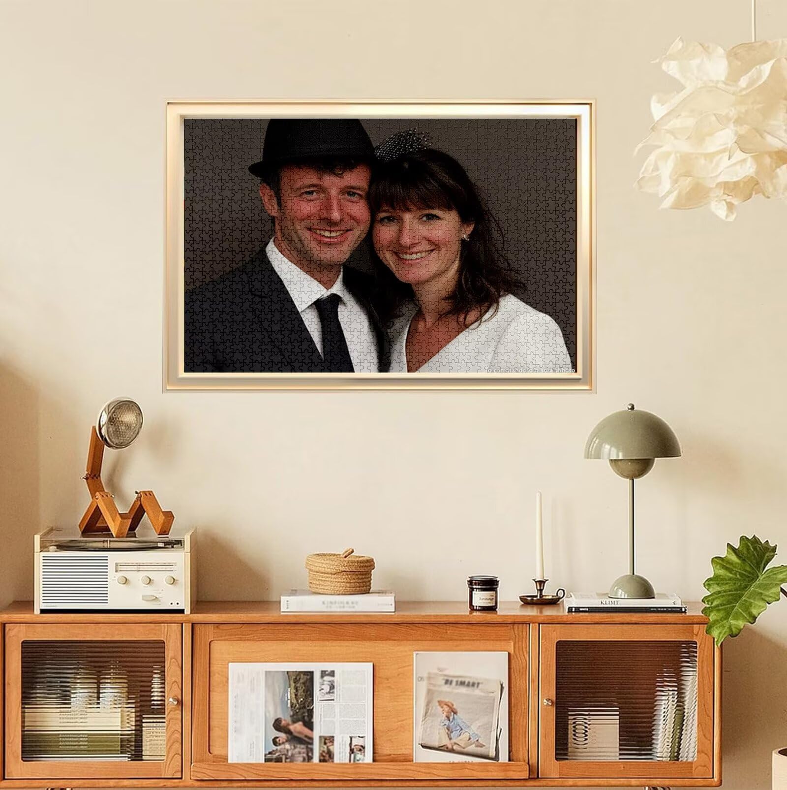 Puzzle Personalizado con Foto, Personalizada Rompecabezas Personalizado Diseña tu Logo Foto o Texto, Personalizado Navidad Halloween San Valentín Parejas Niños Familia Amigos h-3501