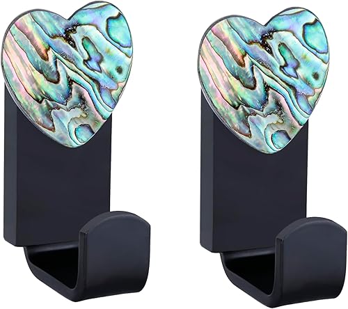 Miniatura 7 de Rockcloud Paquete de 2 ganchos de pared para colgar en la pared con tornillos, ganchos de pared para dormitorio, sala de estar, cocina, hogar, forma