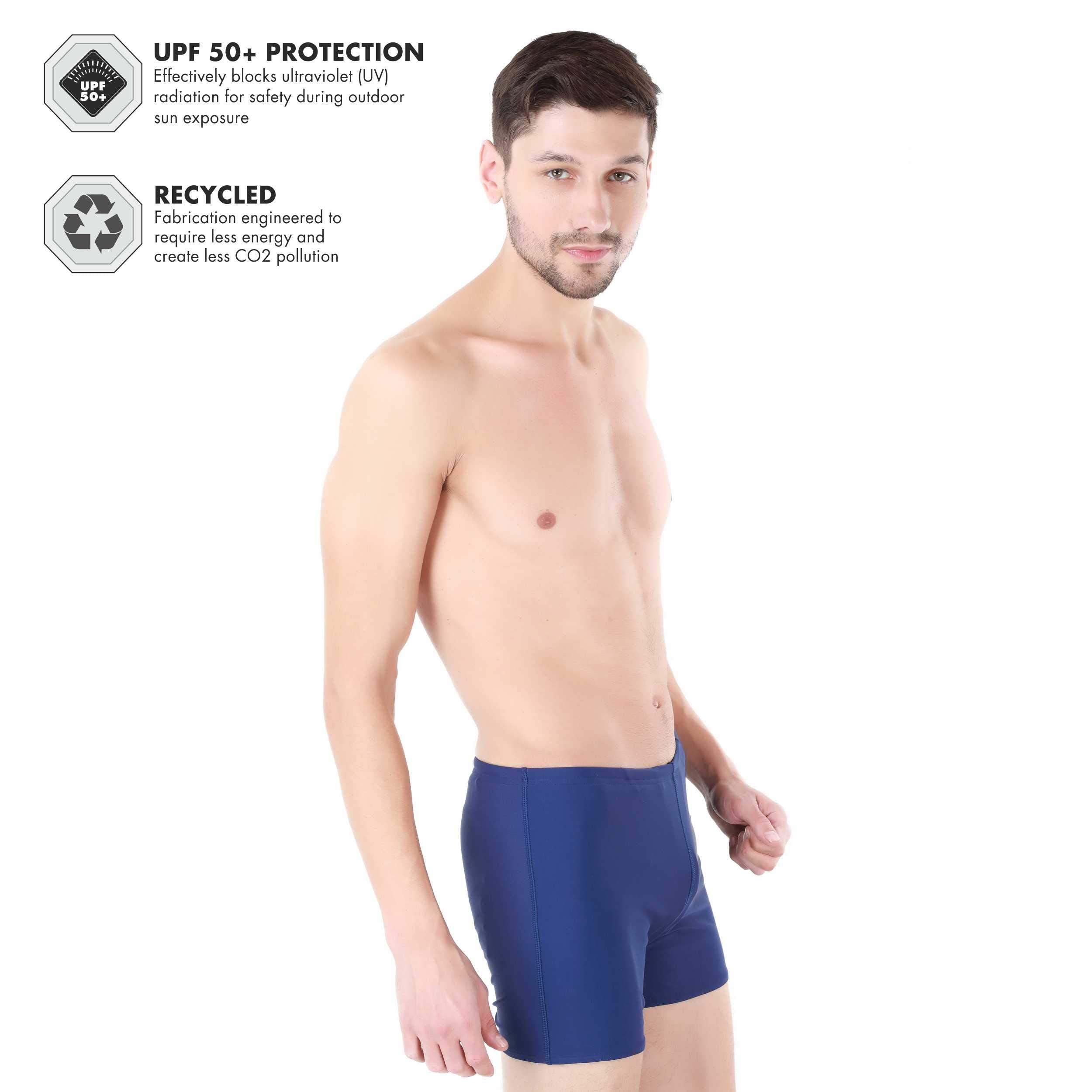 TYR Nylon Navy Eco Solid Square Leg, XL/38 (Cobalt) 3