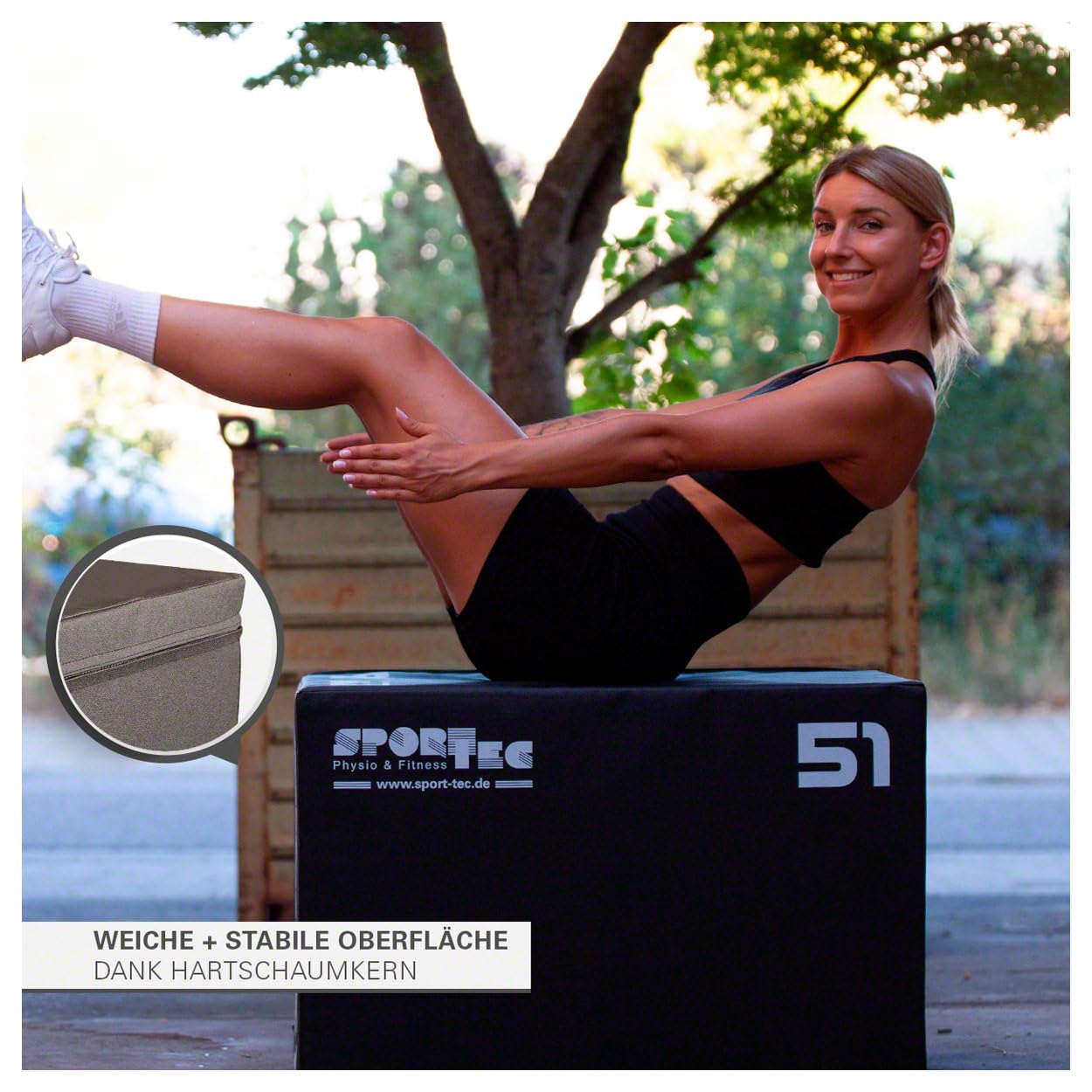 Sport-Tec Sprungtrainer 3-in-1 Soft Plyo Box