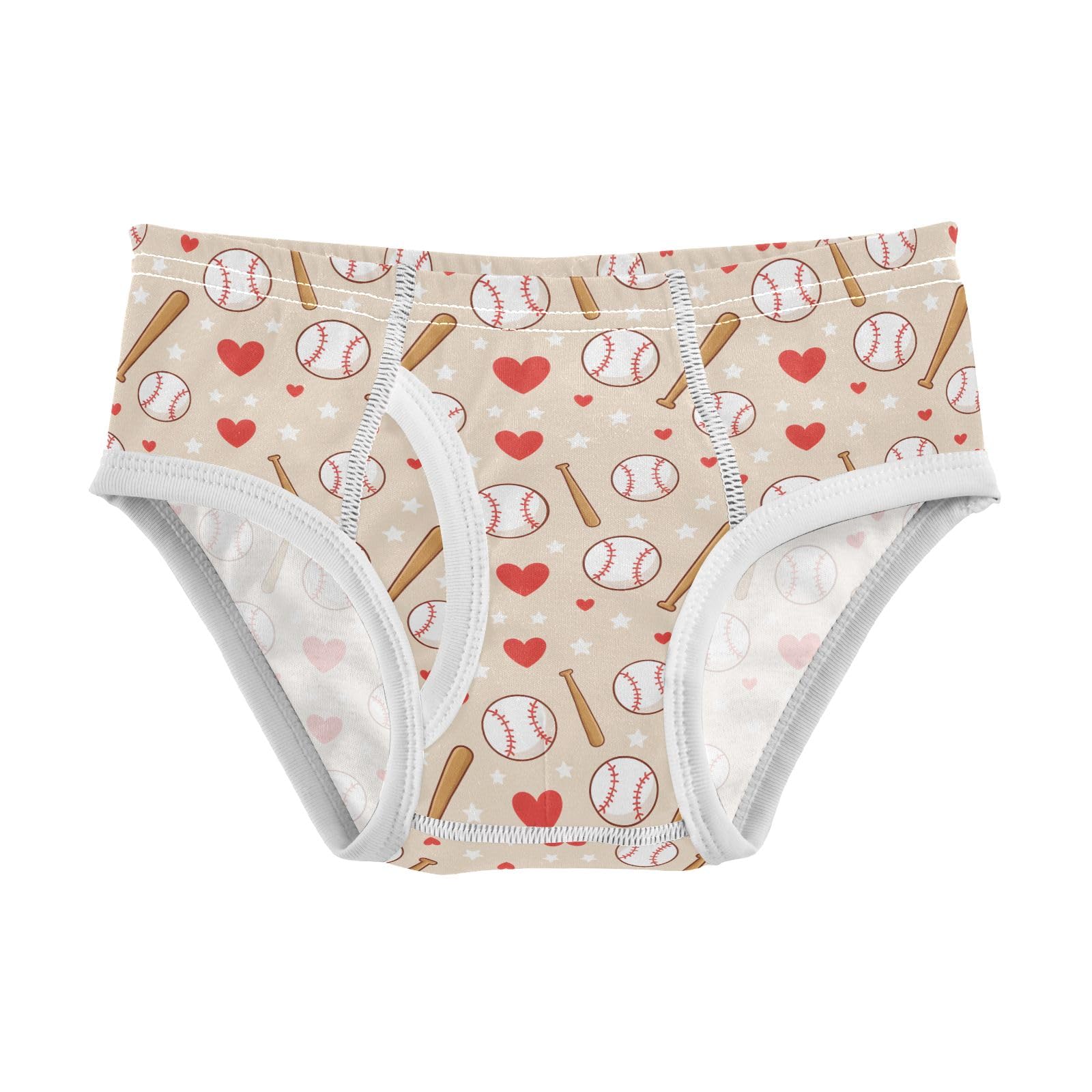 Boys Exclusive Briefs Toddler Underwear 95 Combed Cotton Boxerbriefs 2T Love Baseball