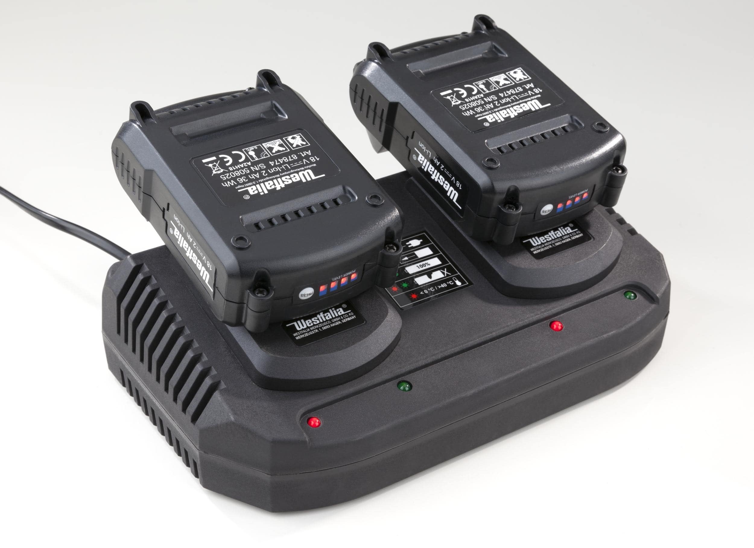 Westfalia DASLG - Cargador rápido doble (3,5 A, 18 V)