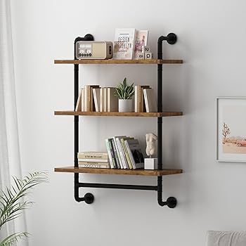 Amazon.co.jp: 3段式トイレ収納ラック、壁掛け式バスルーム整理棚