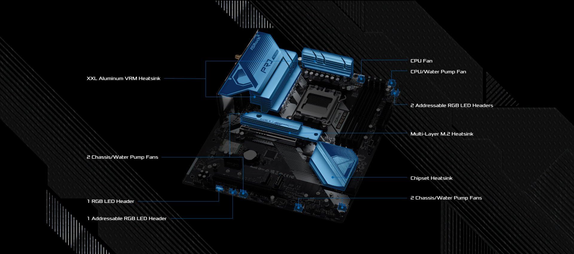 Amazon | ASRock マザーボード B650 Pro RS WiFi AMD Ryzen 7000  