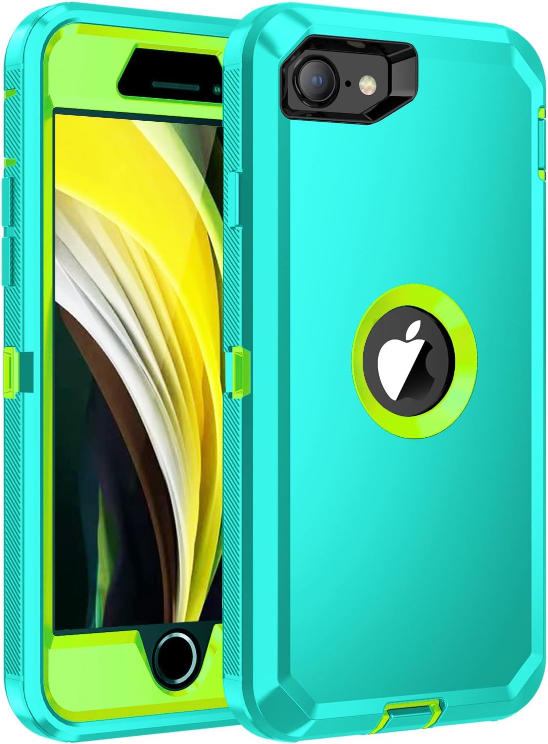 RegSun for iPhone SE 2022/2020 Case,Builtin Screen