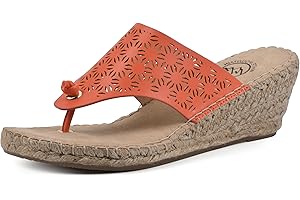 Stunning Orange Wedge Sandals for Women: Elevate Your Style