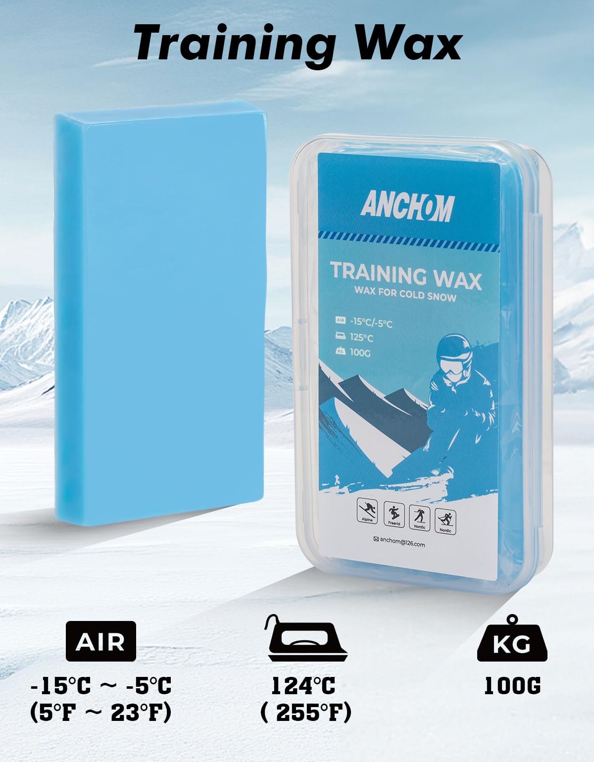 XCMAN Complete Ski Snowboard Tuning And Waxing Kit With Waxing Iron,Ski Training Wax,Edge Tuner,Ptex,Ski Waxing Brh,Waxing Scraper - View #6