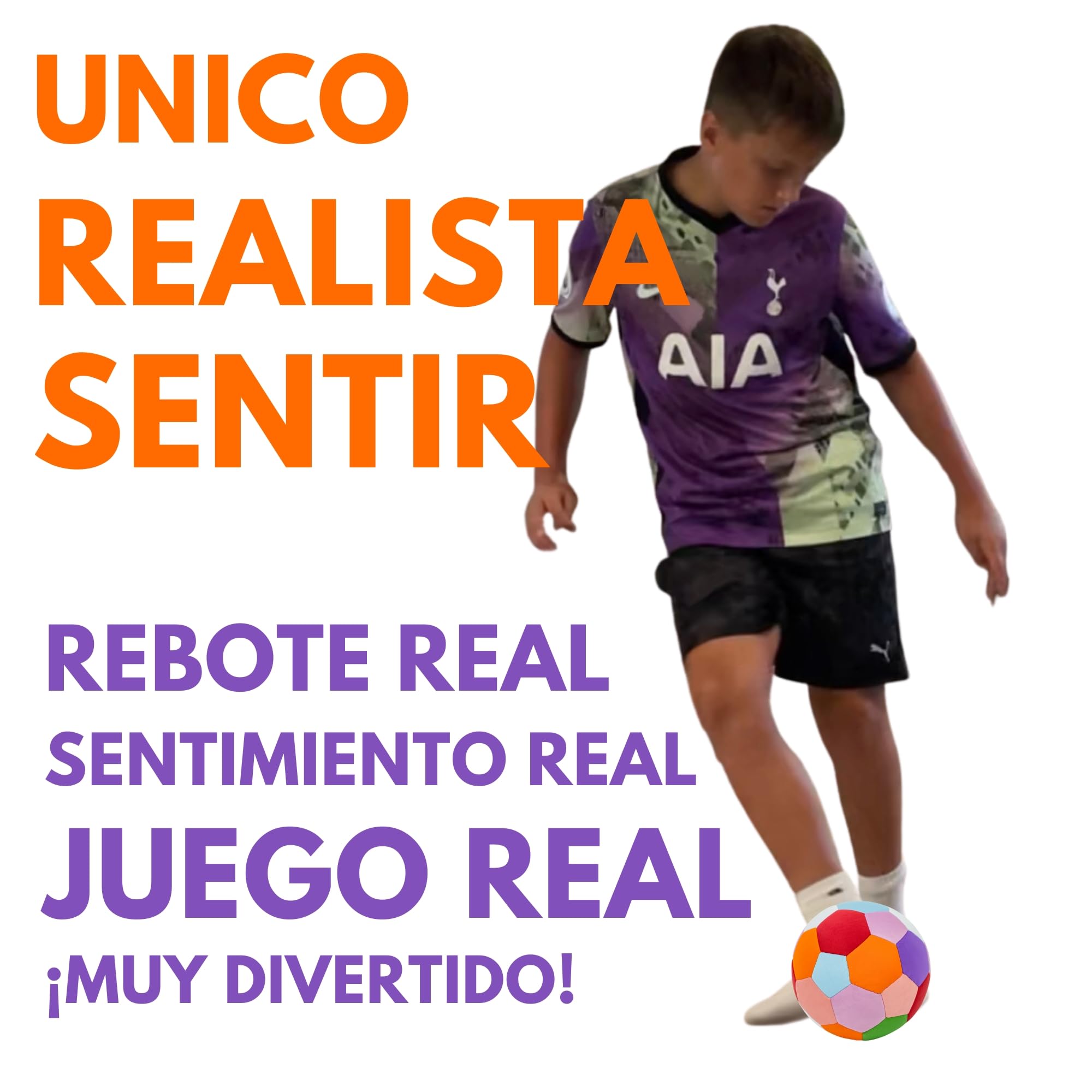 Safe Sport Gear The House Ball Le House Ball - El Balón de Fútbol de Interior Original, Suave y Seguro, Tamaño 4 - Diseñado para Jugar en Casa y en el Jardín Regalo Aficionados Balón Niños