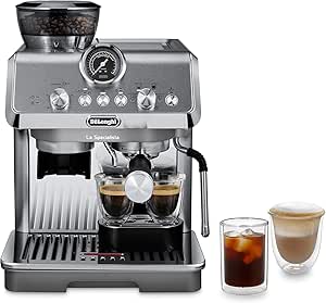 De'Longhi La Specialista Arte Evo Espresso Machine - Compact Cold Brew Coffee Maker with Grinder, Milk Steam Wand/Frother &amp; Tamping Tools - Home Barista Kit for Lattes, Cappuccinos, Iced Coffee