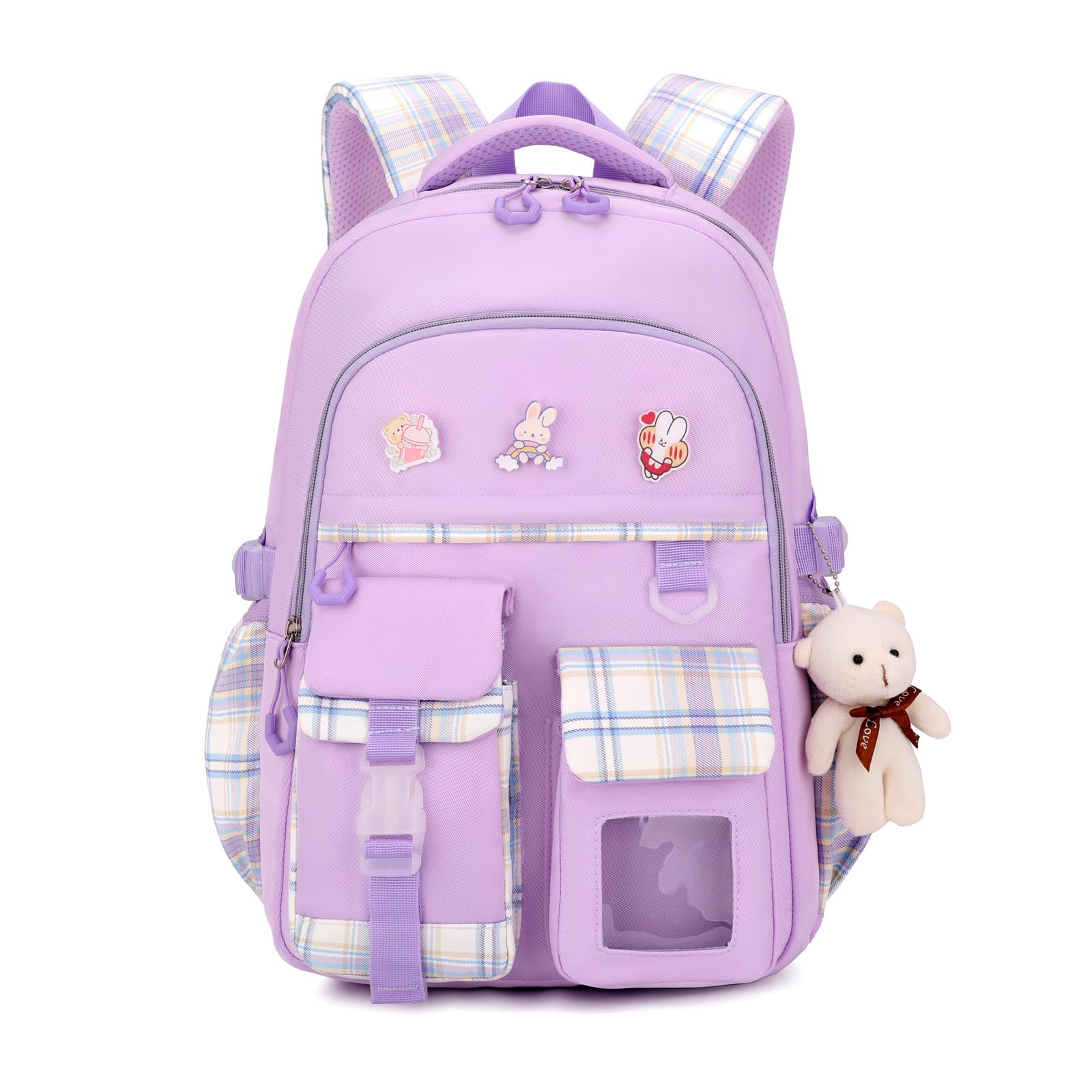 Girl School Backpacks Kids Bookbags Elementary Primary High School Cute 18inch Teen Students Book Bag