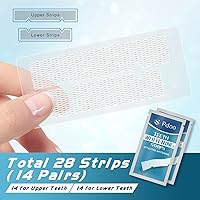 Vista 2 de Tira de blanqueamiento de dientes, 14 tratamientos, tiras blanqueadoras para personas sensibles, eliminación rápida de fumar, café, manchas de vino