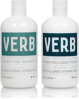 Verb Hydrating Shampoo & Conditioner Duo – Vegan Shampoo and Conditioner Set –Moisturizing Argan Oil Shampoo and Conditioner - No Harmful Sulfates