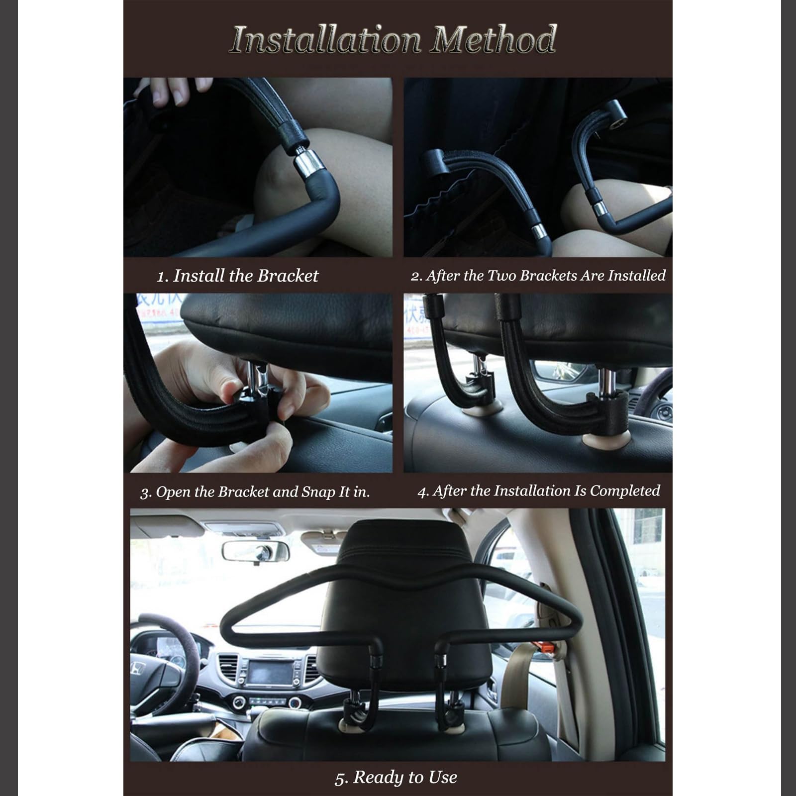 Auto Kleerhanger voor VW Passat Variant Passat B6 Variant Passat B7 2000- 2023 2024, Autostoel Hanger Houder Organisator Autostoel Kapstok Hanger Verstelbare Multifunctionele Auto Kledingrek