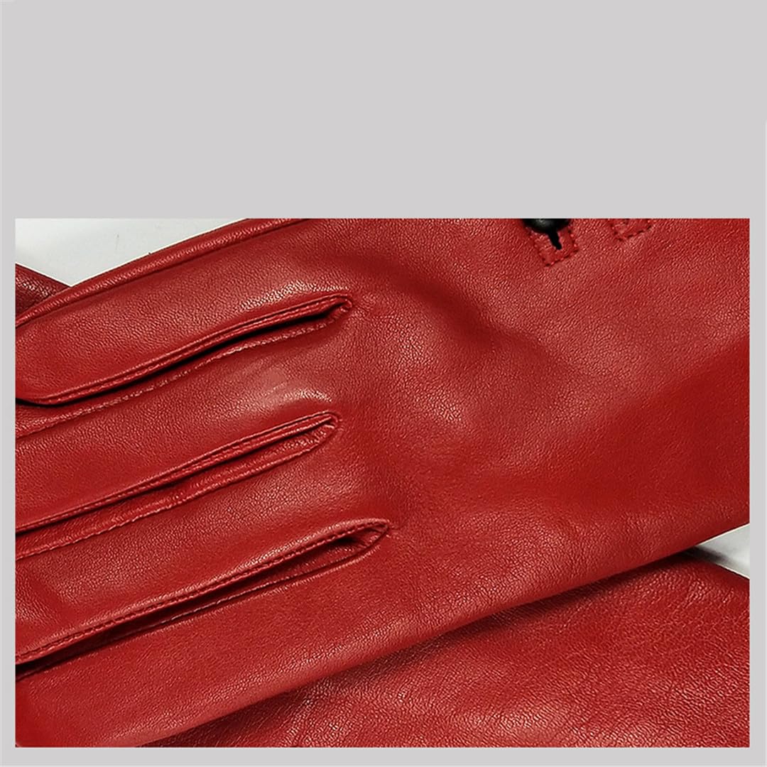 Guanti Da Donna In Pelle Inverno Autunno Donna Moda Pelle Di Capra Guanti Caldi Donna