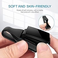 Vista 2 de Soporte de clip para Fitbit Charge 3/4 de silicona, color negro