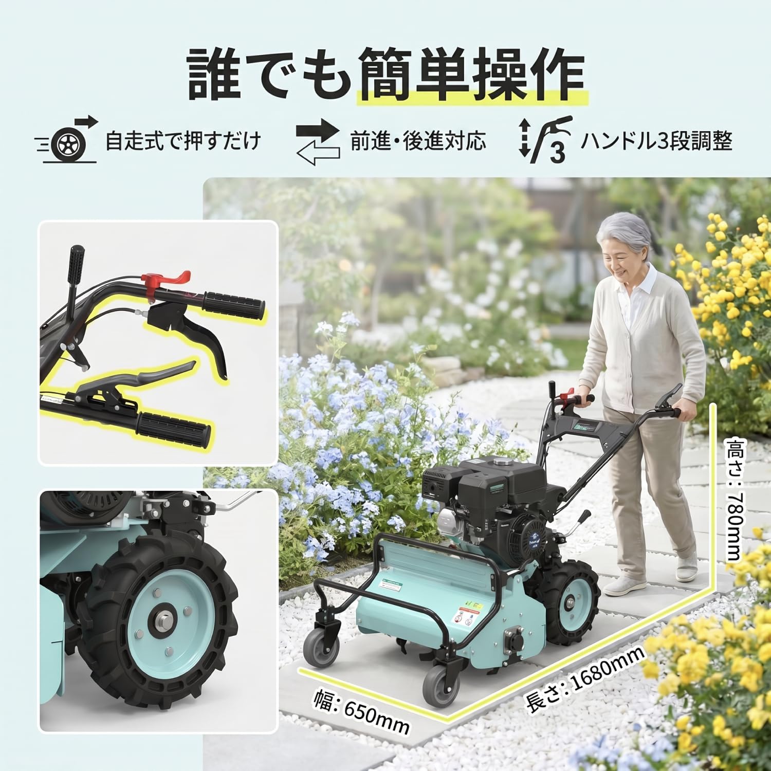 ハンマーナイフモア 自走式草刈機 650mm刈幅 270cc高出力 42枚Y型刃 Amazon.co.jp: ハンマーナイフモア 自走式 エンジン 草刈機 自走式草刈