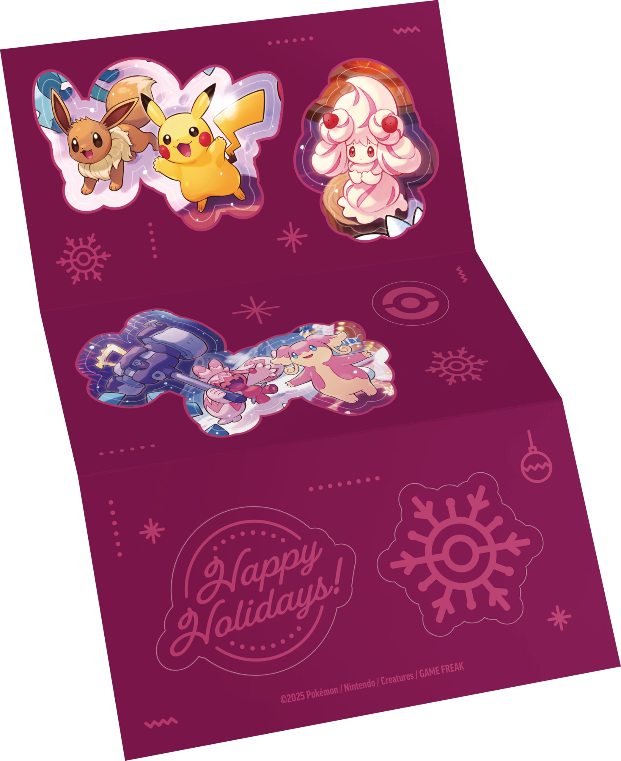 Pokémon: calendario delle feste del GCC Pokémon (otto carte olografiche, sei buste di espansione, sette buste di prova e tanto altro)