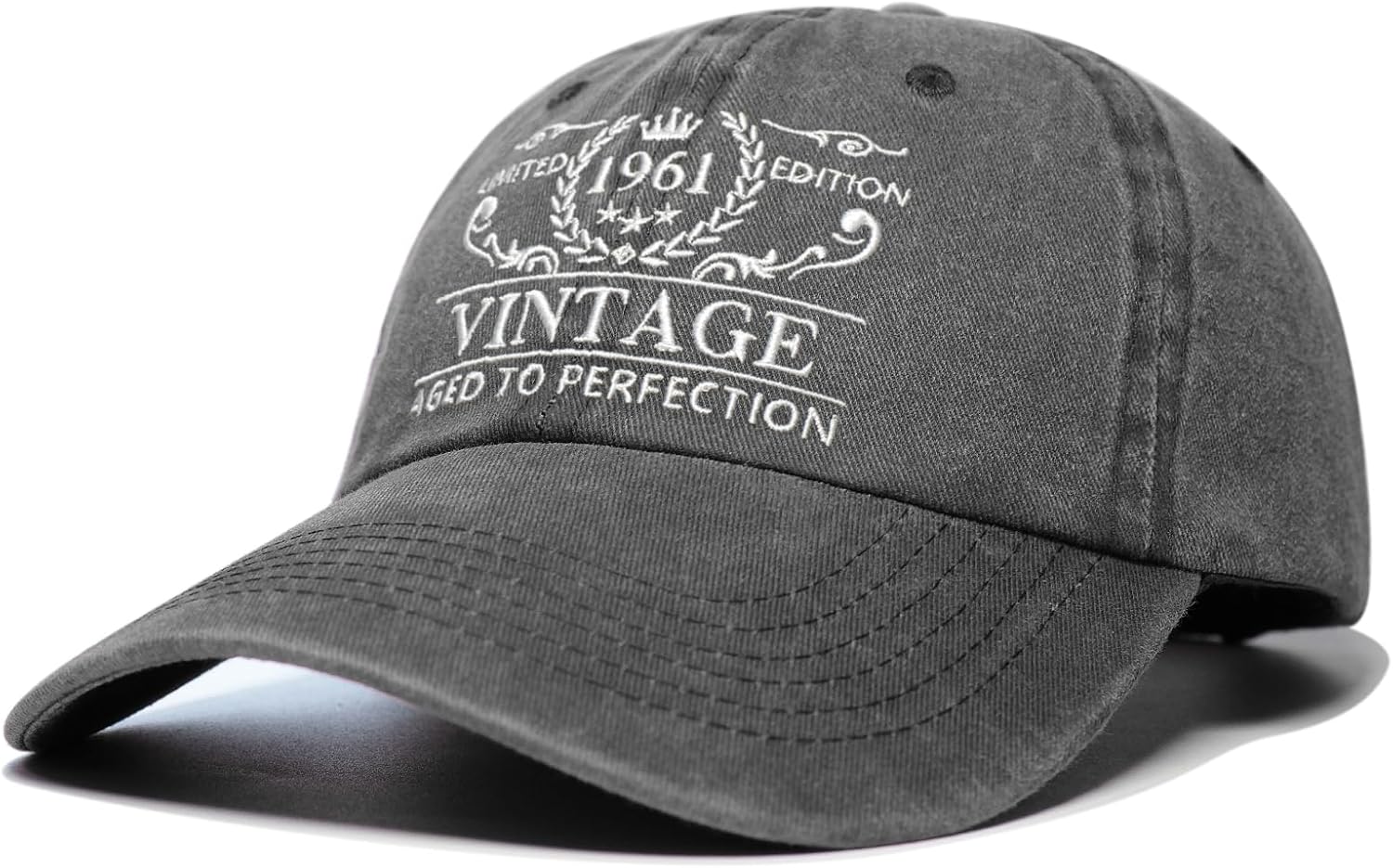 65th Birthday Gifts for Men Women, 65 Year Old Gifts Ideas, Adjustable Washed Cotton Embroidered Baseball Cap - Image 3