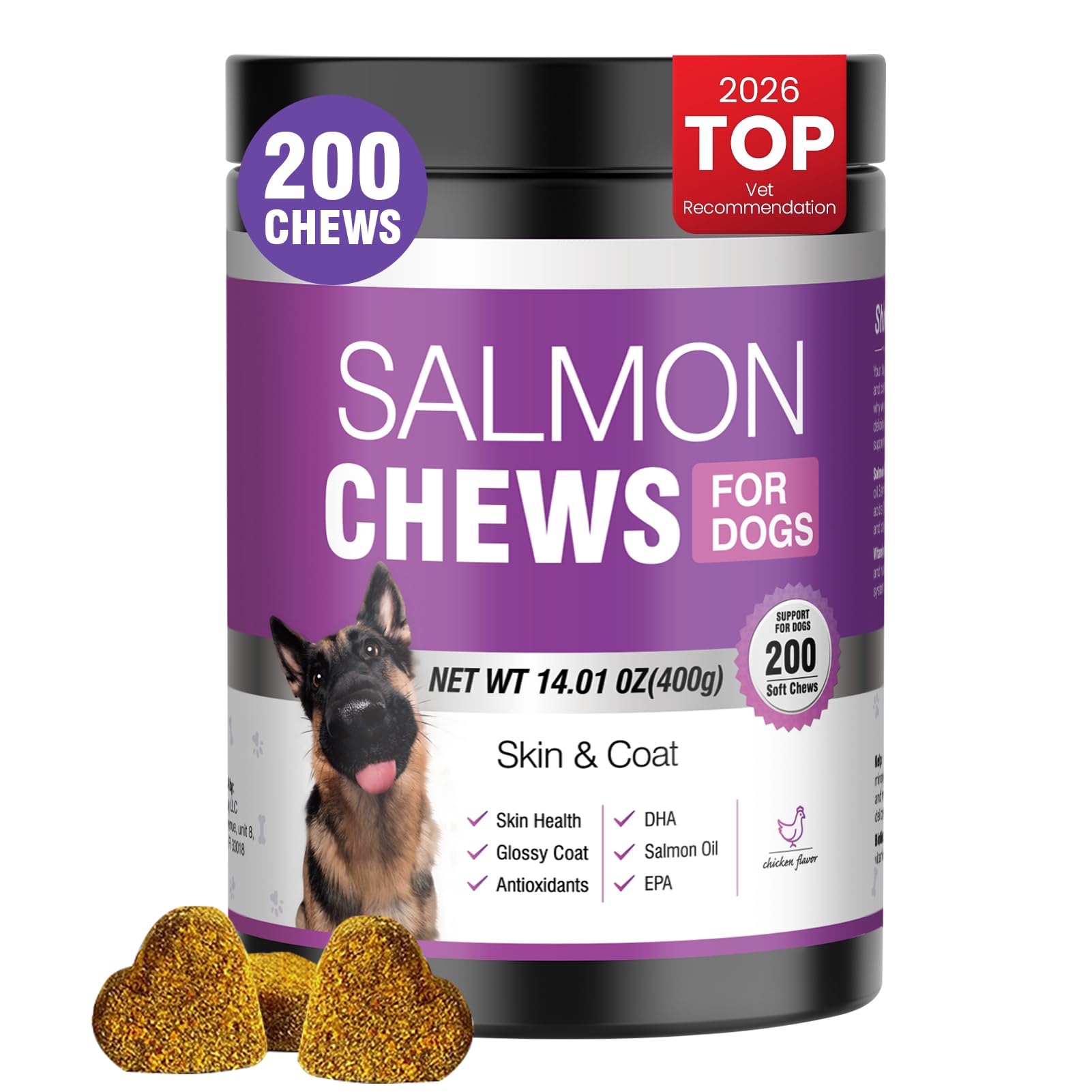 TTLXBL Omega 3 Skin and Coat Supplement