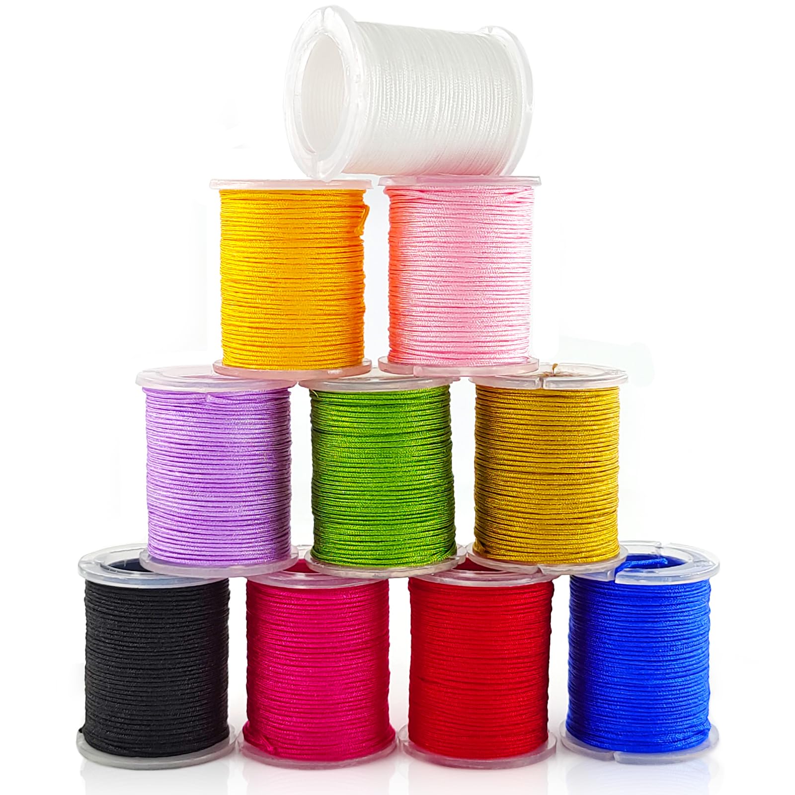 6 Rotoli Di Filo Elastico Per Braccialetti - Set Da 0,4 A 1 Mm, Trasparente, Con Forbici, Aghi E Tubo Porta Oggetti, Per Perline E Collane Fai Da Te - 4