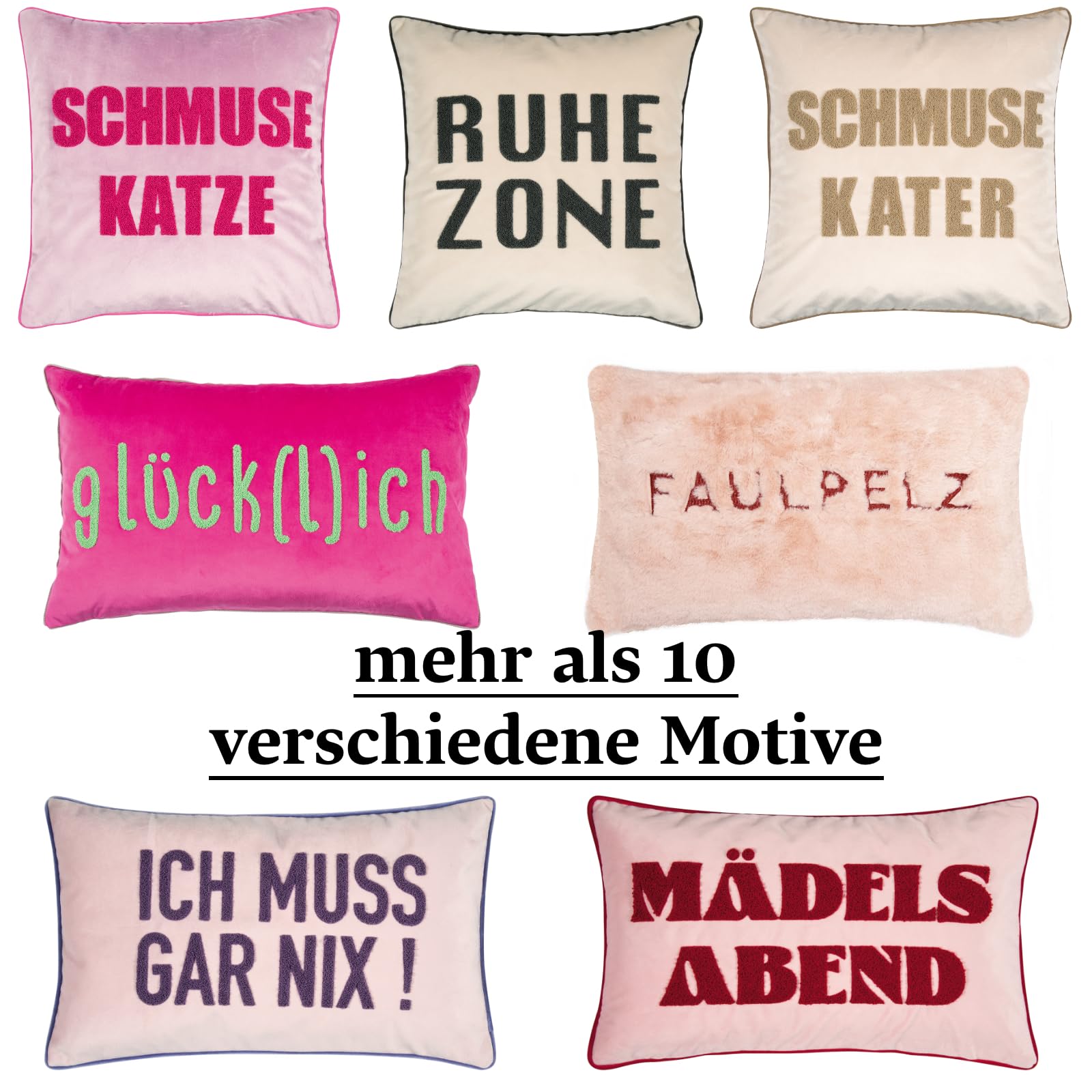 PAD Letters Love ME, pink-red, 45 x 45 cm