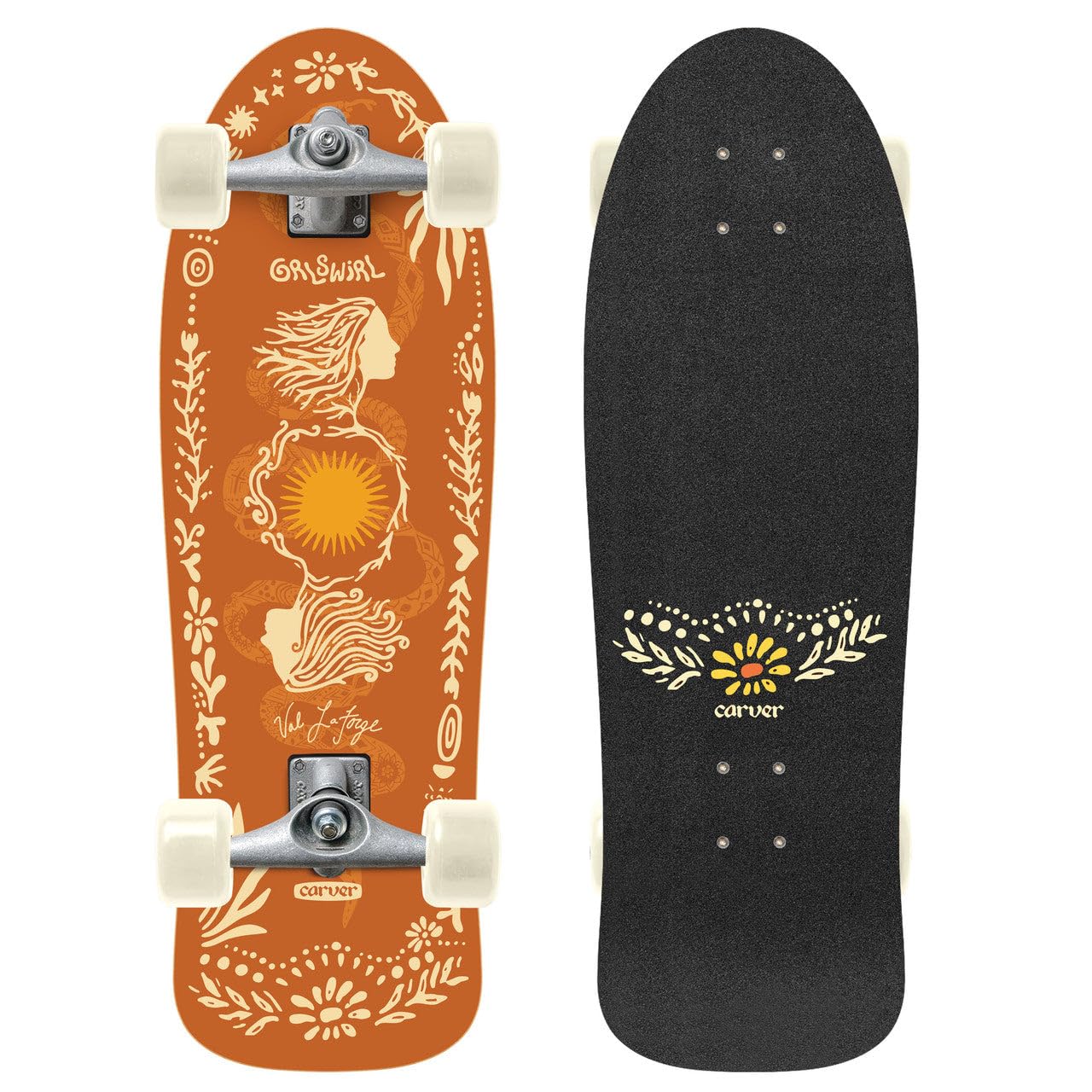Komplettes Surfskate - Grlswirl Val Laforge Sunflower CX 31 - Carver