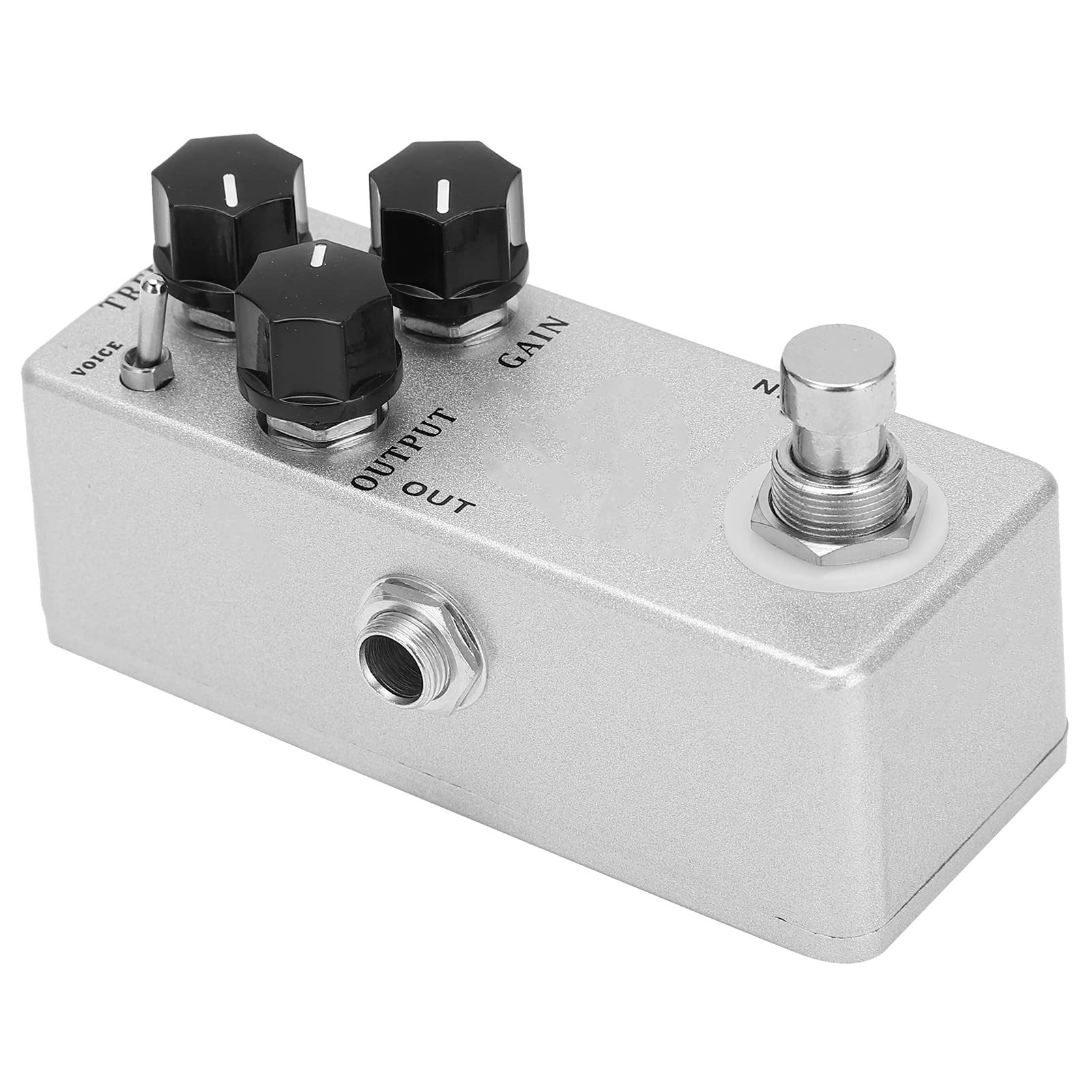Effetto Overdrive Pedale per chitarra 2 modalità vocali Uscita acuti Guadagno Manopola di controllo Guscio in metallo Effetti per chitarra elettrica per musicisti rock metal