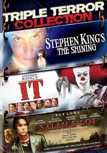 Triple Terror Collection (Stephen King's The Shining (1997) It (1990) Salem's Lot (2004))