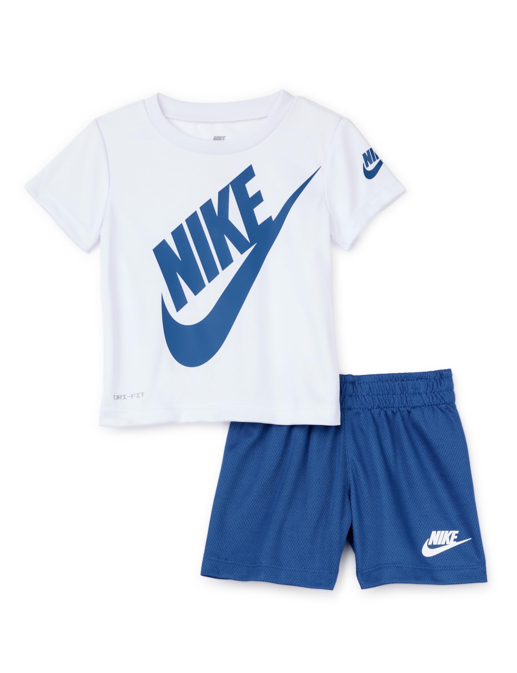 Baby Dri-FIT Sportswear T-Shirt and Mesh Shorts 2-Piece Outfit Set