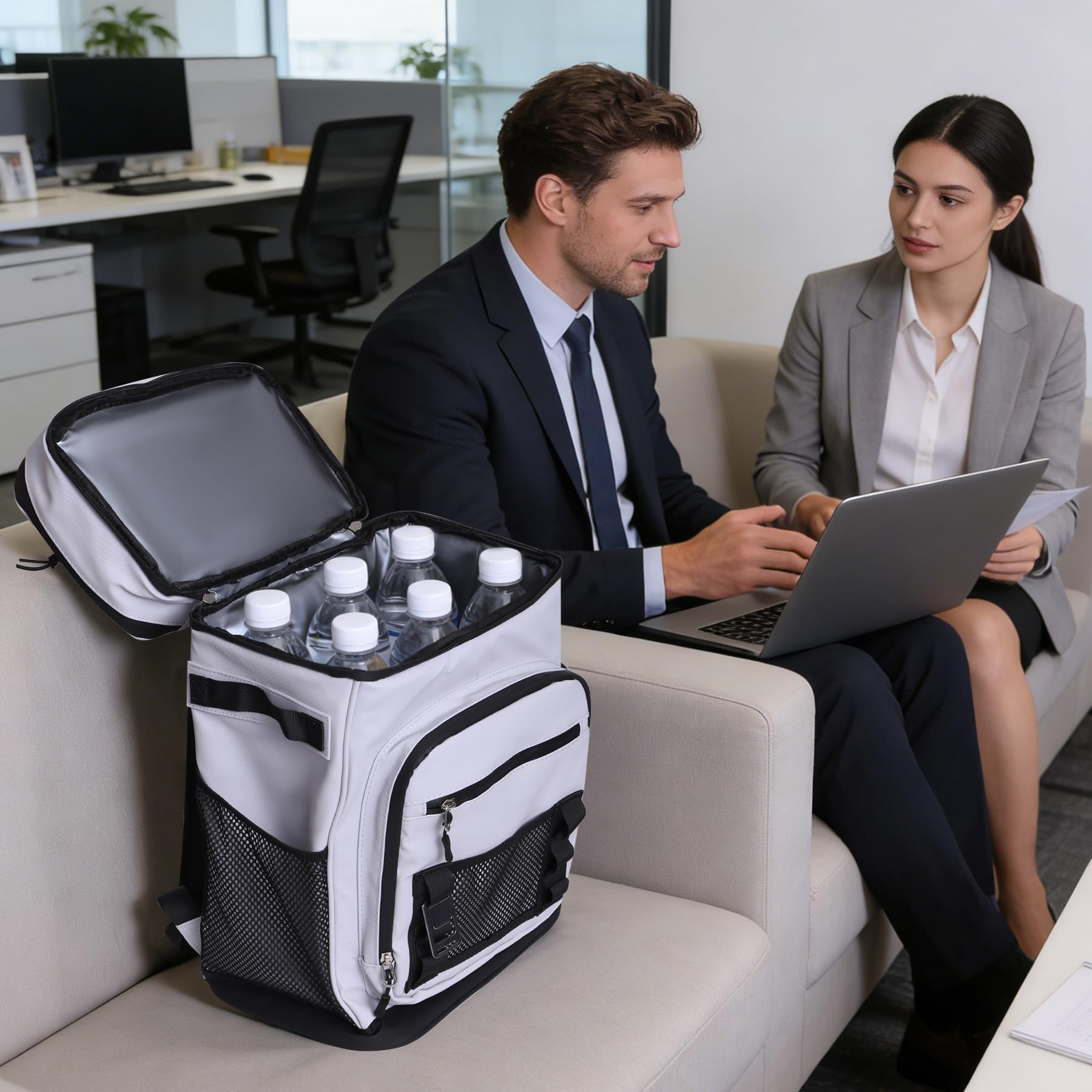 REDCAMP Zaino termico da 30 l, freddo fino a 16 ore, impermeabile, per