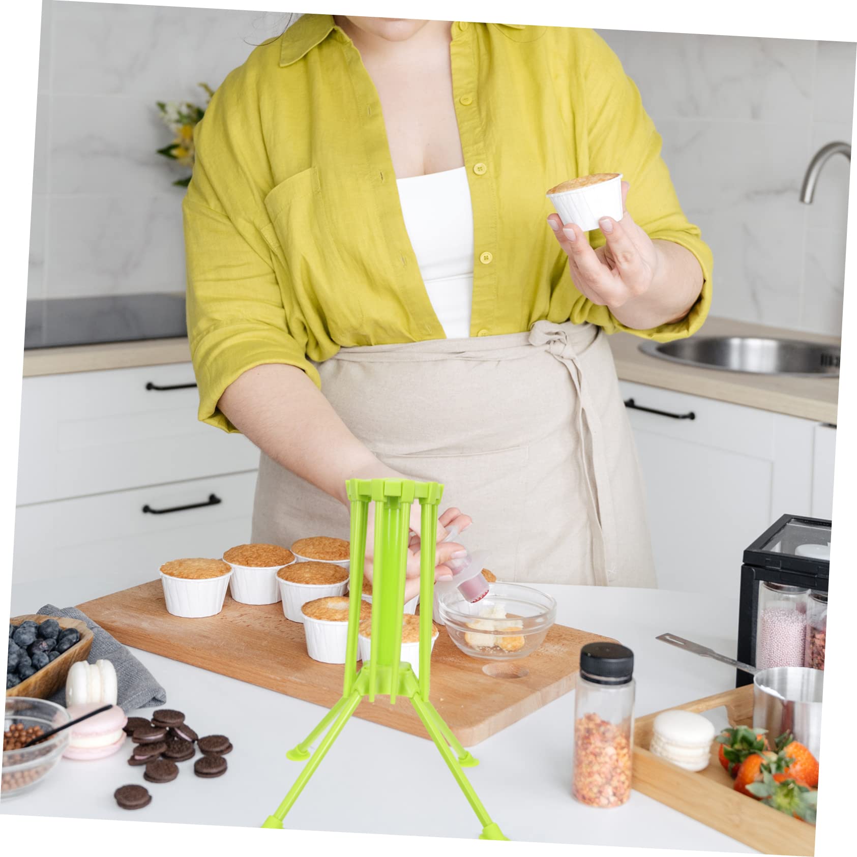 Garneck Flat Pasta Dryer Rack Collapsible Noodle Drying Rack for Dishes Sturdy Abs Material Easy Assembly Disassembly Great for Home Commercial Use