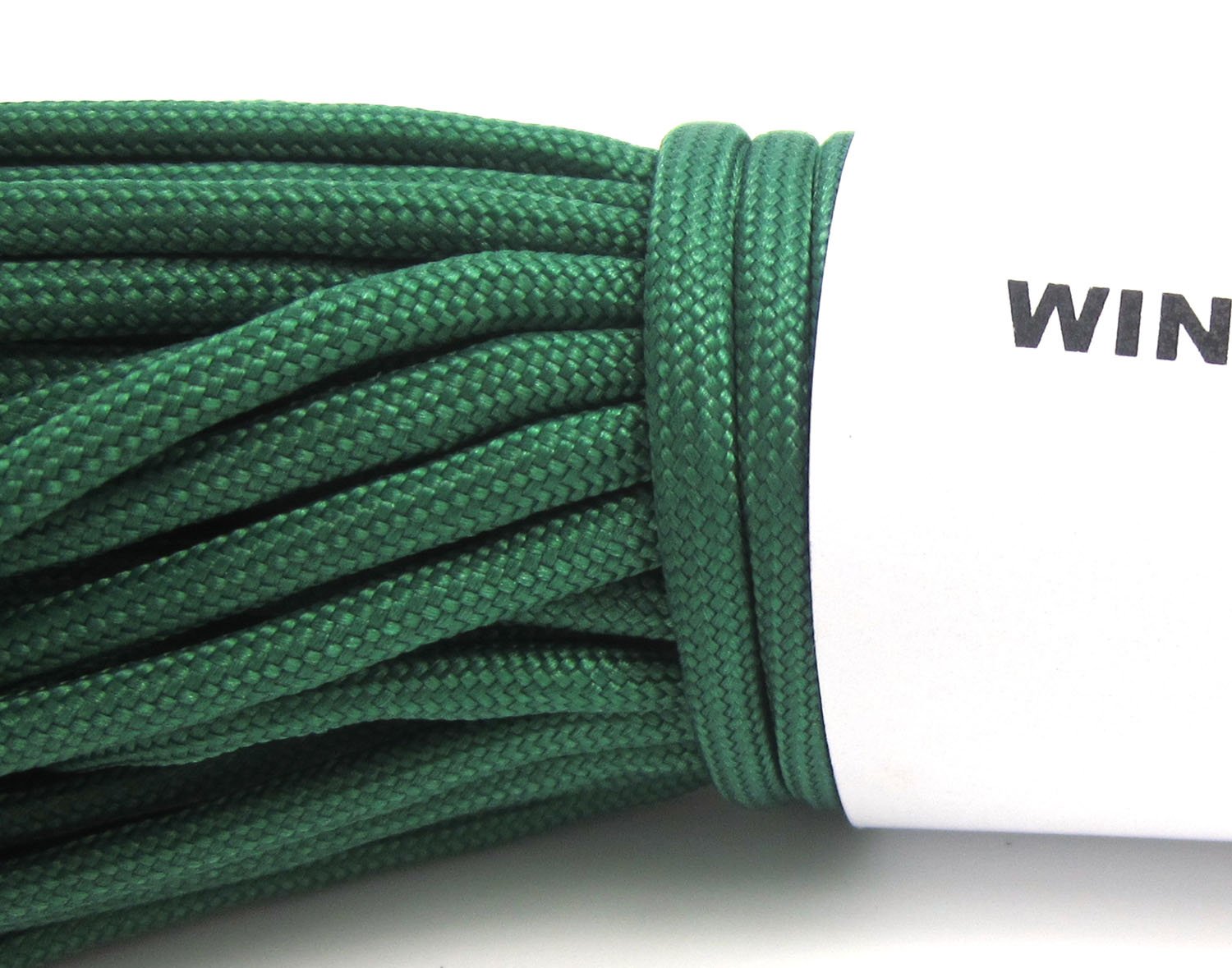 7-żyłowa linka spadochronowa paracord, 249 kg, 30,5 m, zielona