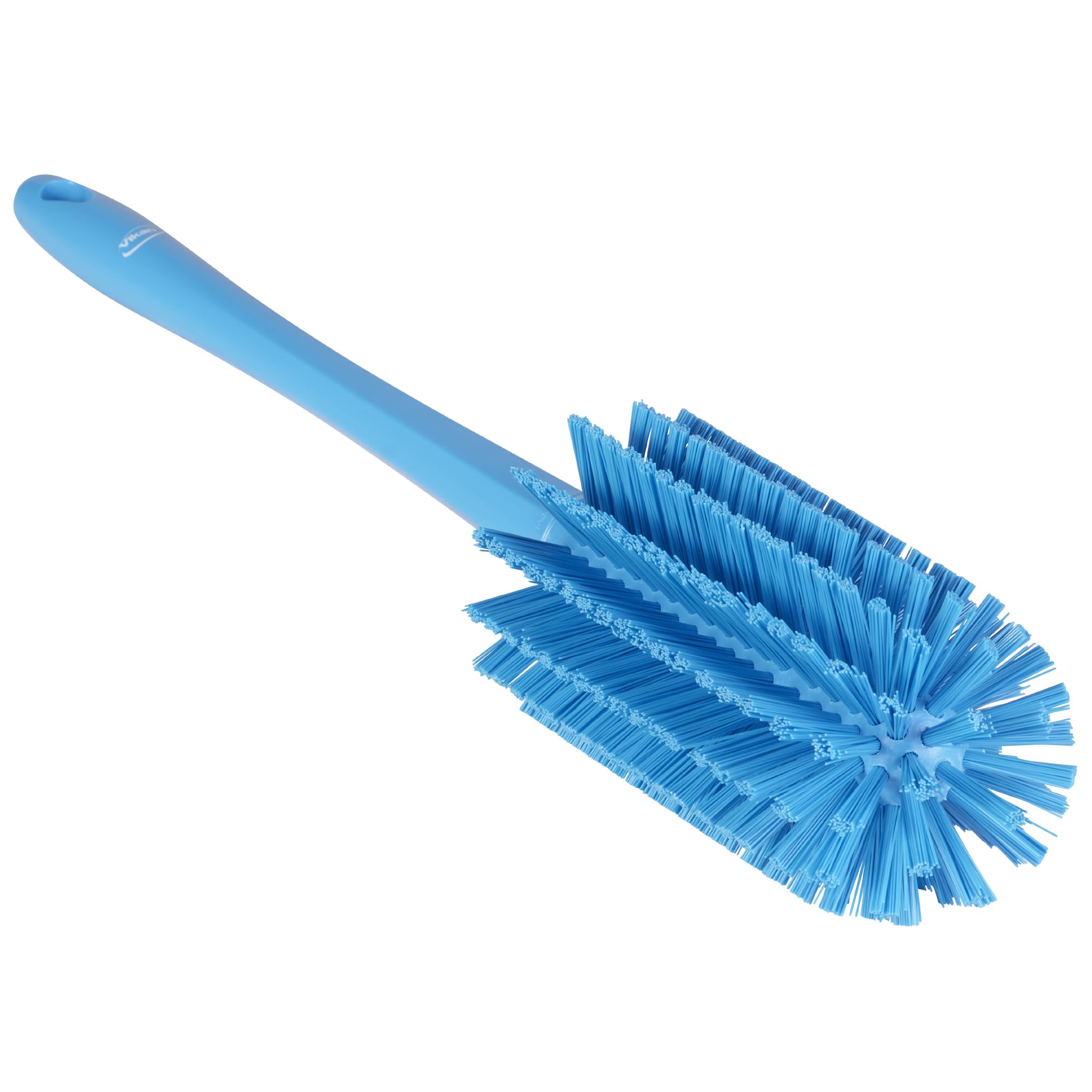 Vikan 5382803 Pipe Brush with Handle, one Piece, 3.1", Medium, Blue