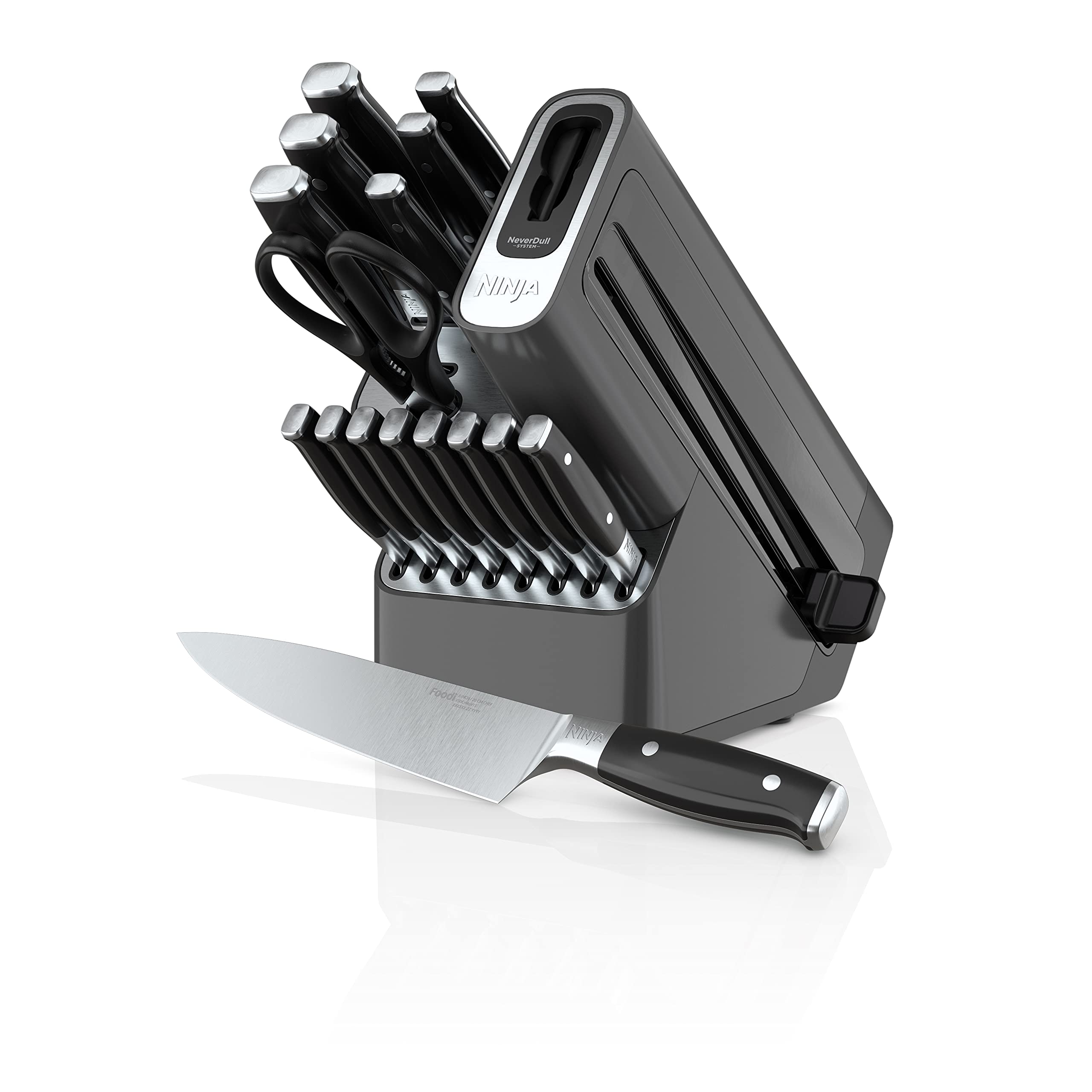 Ninja K32017 Foodi NeverDull 17 Piece Premium Knife System Block Set